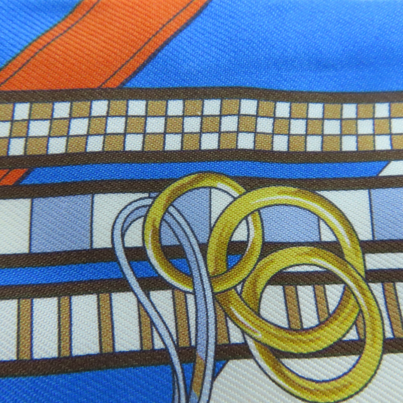 HERMES 【激減優惠】絲質Twilly Scarf絲巾藍色/紫色