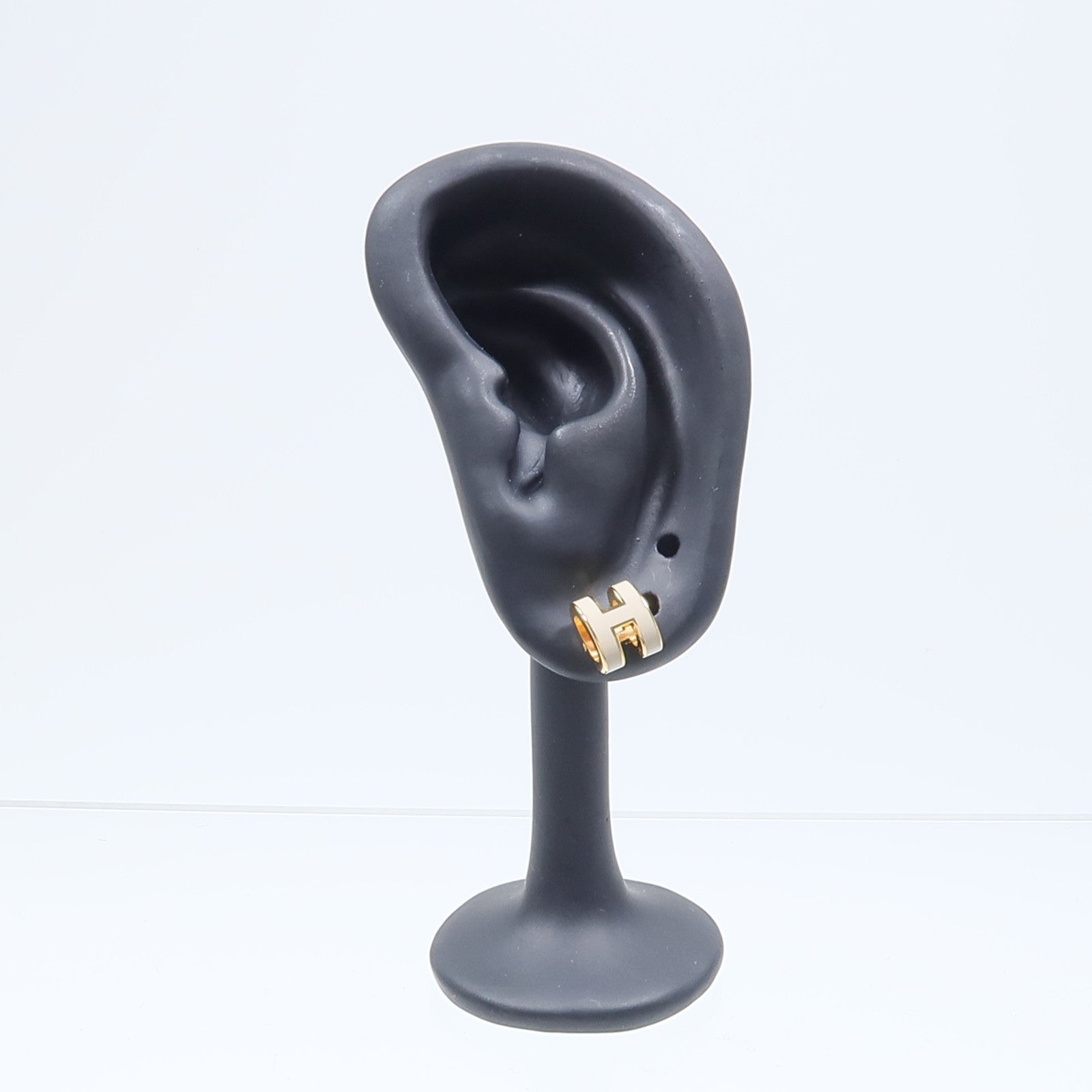 HERMES 金屬/琺瑯Mini Pop H Earrings耳環