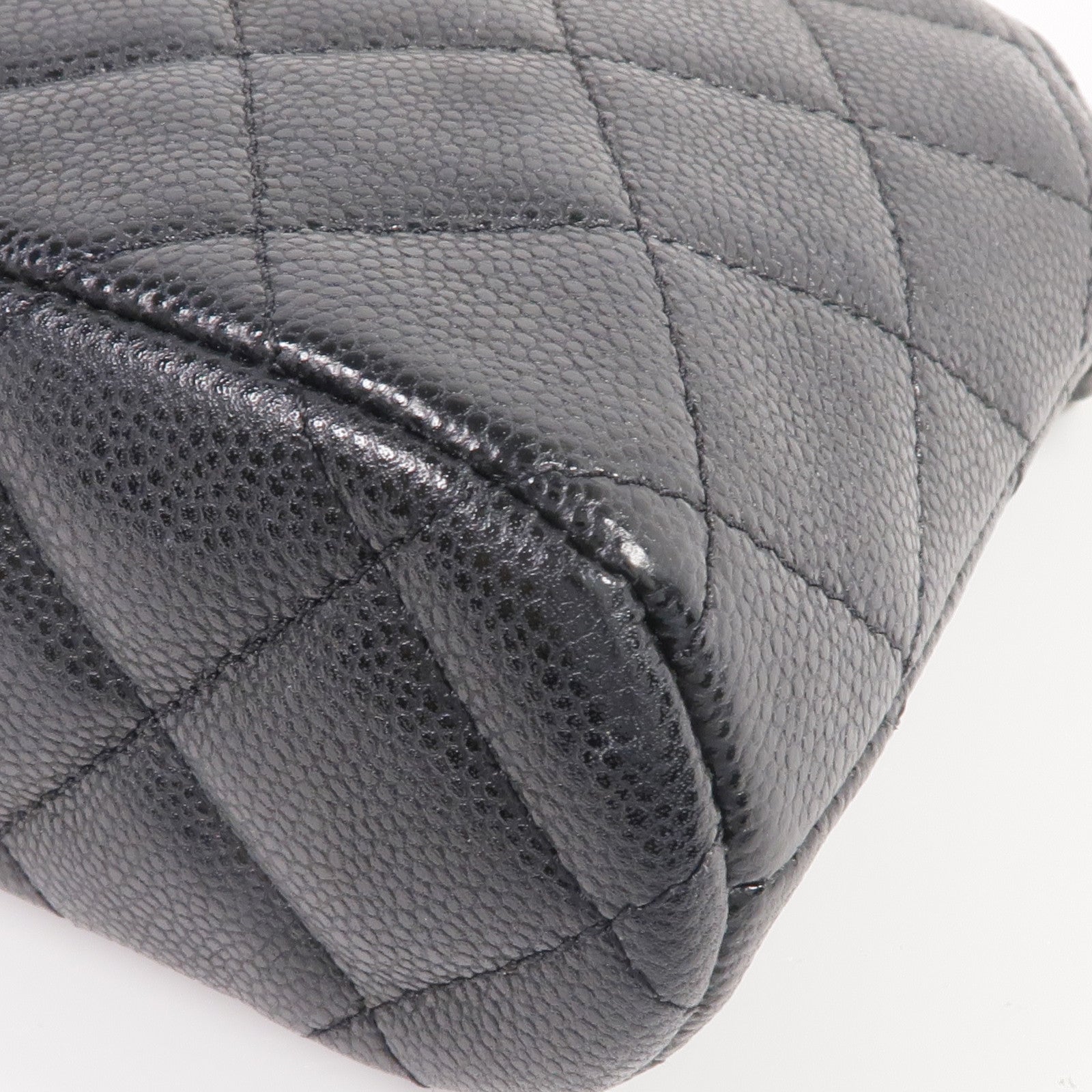 CHANEL 牛皮皮革Chain Shoulder Bag金扣鏈帶肩背袋