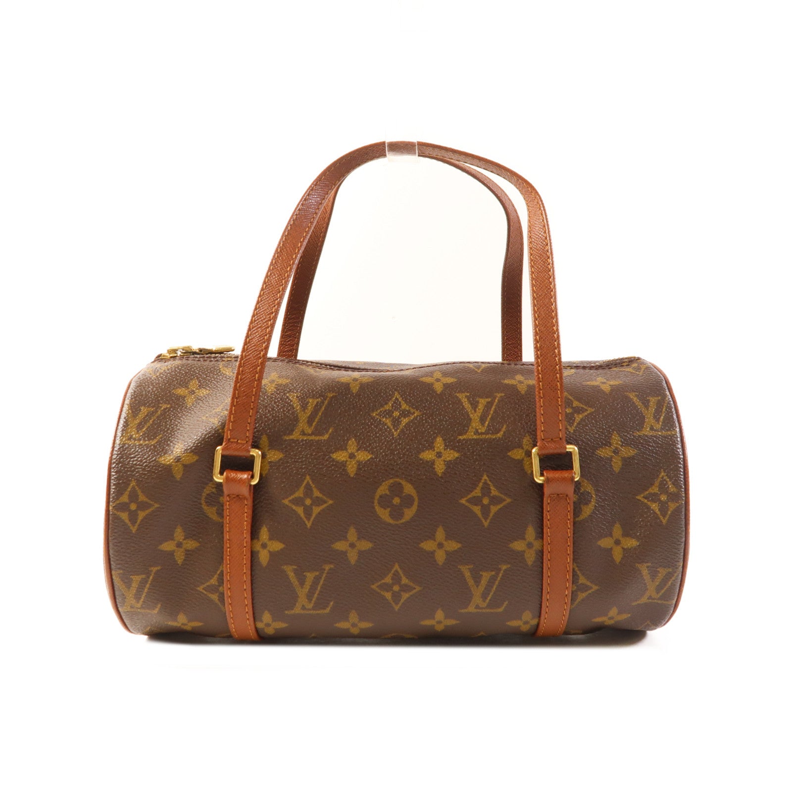 LOUIS VUITTON Monogram Papillon PM金扣手挽袋
