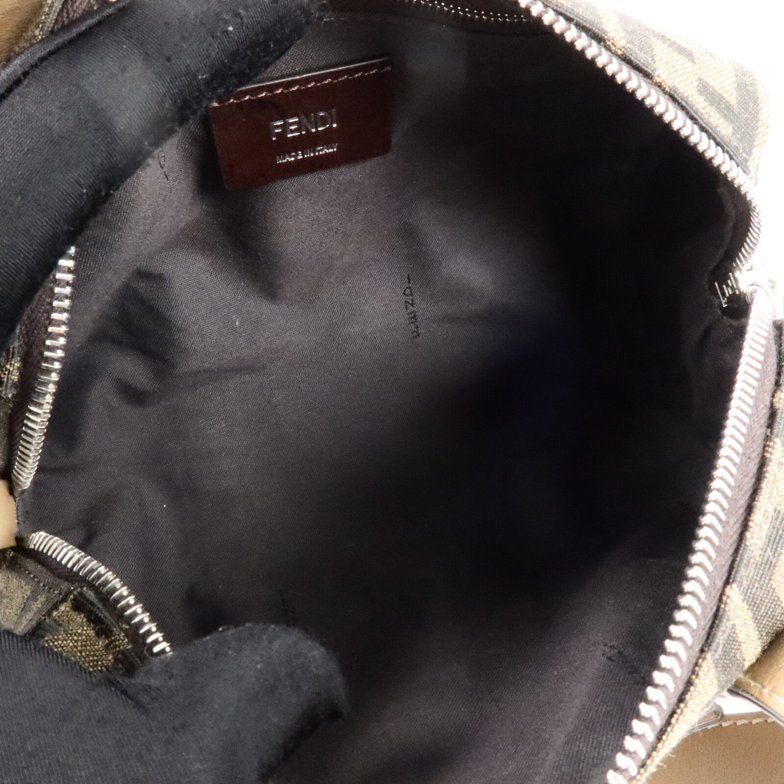 FENDI 帆布Zucca Small Boston手挽肩背兩用袋