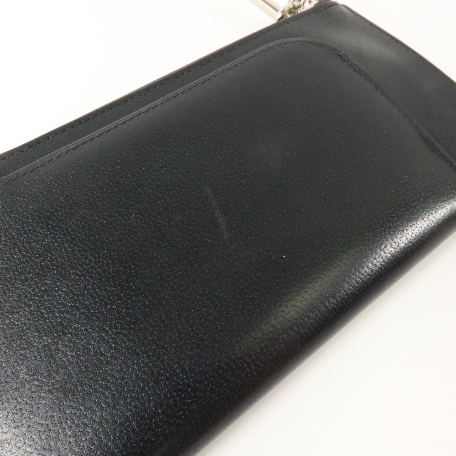 HERMES Allegretto皮革Strap GM Phone Case銀扣手機套