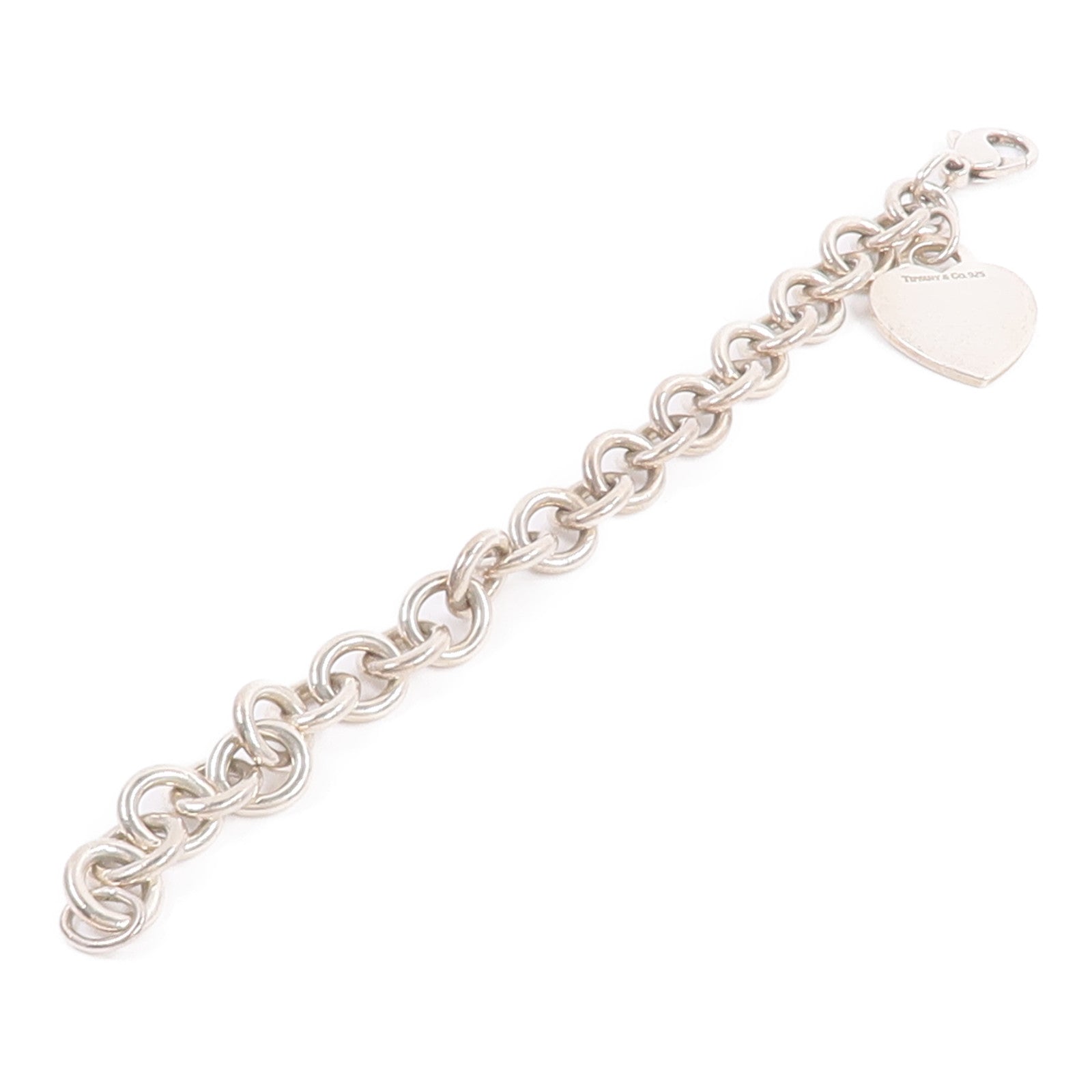 TIFFANY＆CO 925純銀Return To Tiffany Heart Tag Bracelet手鏈