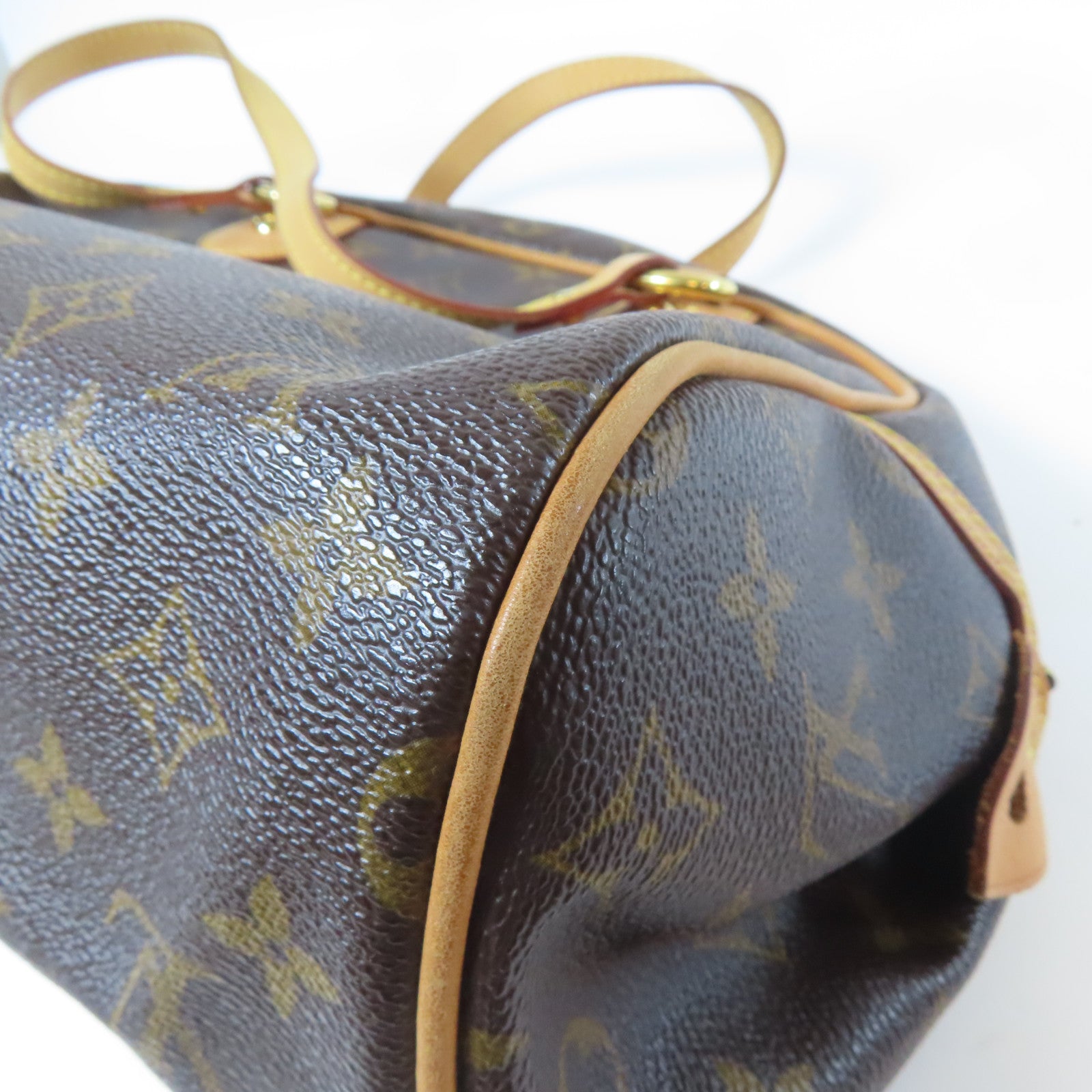 LOUIS VUITTON Monogram Montorgueil PM金扣肩背袋啡色