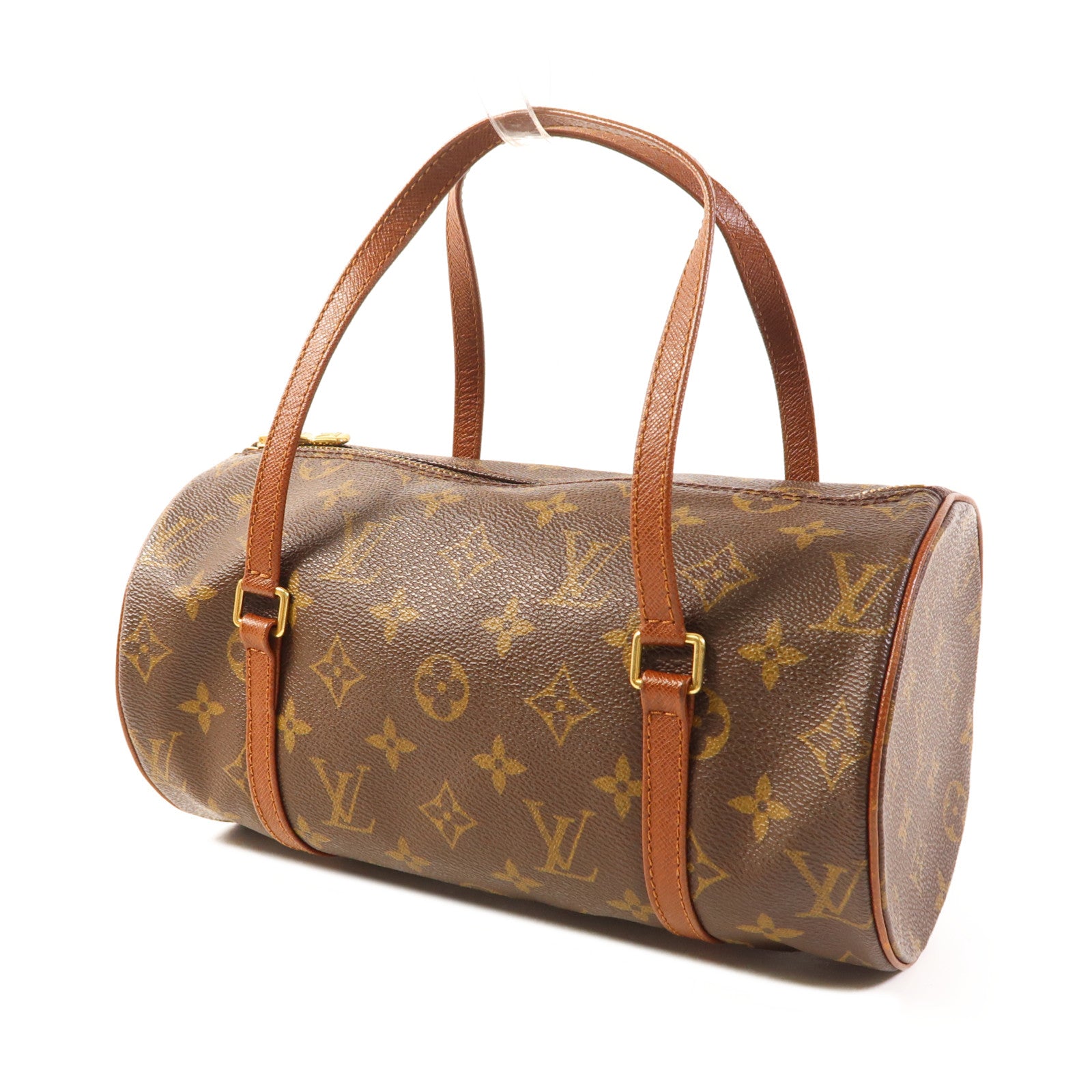 LOUIS VUITTON Monogram Papillon PM金扣手挽袋