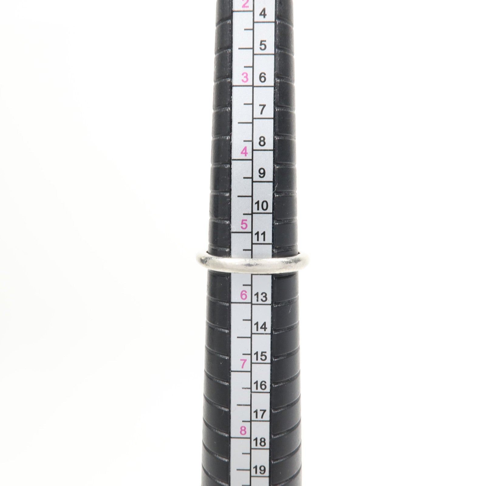 JEWELRY PT900鉑金Sapphire Diamond Ring藍寶石/鑽石戒指US#5.5