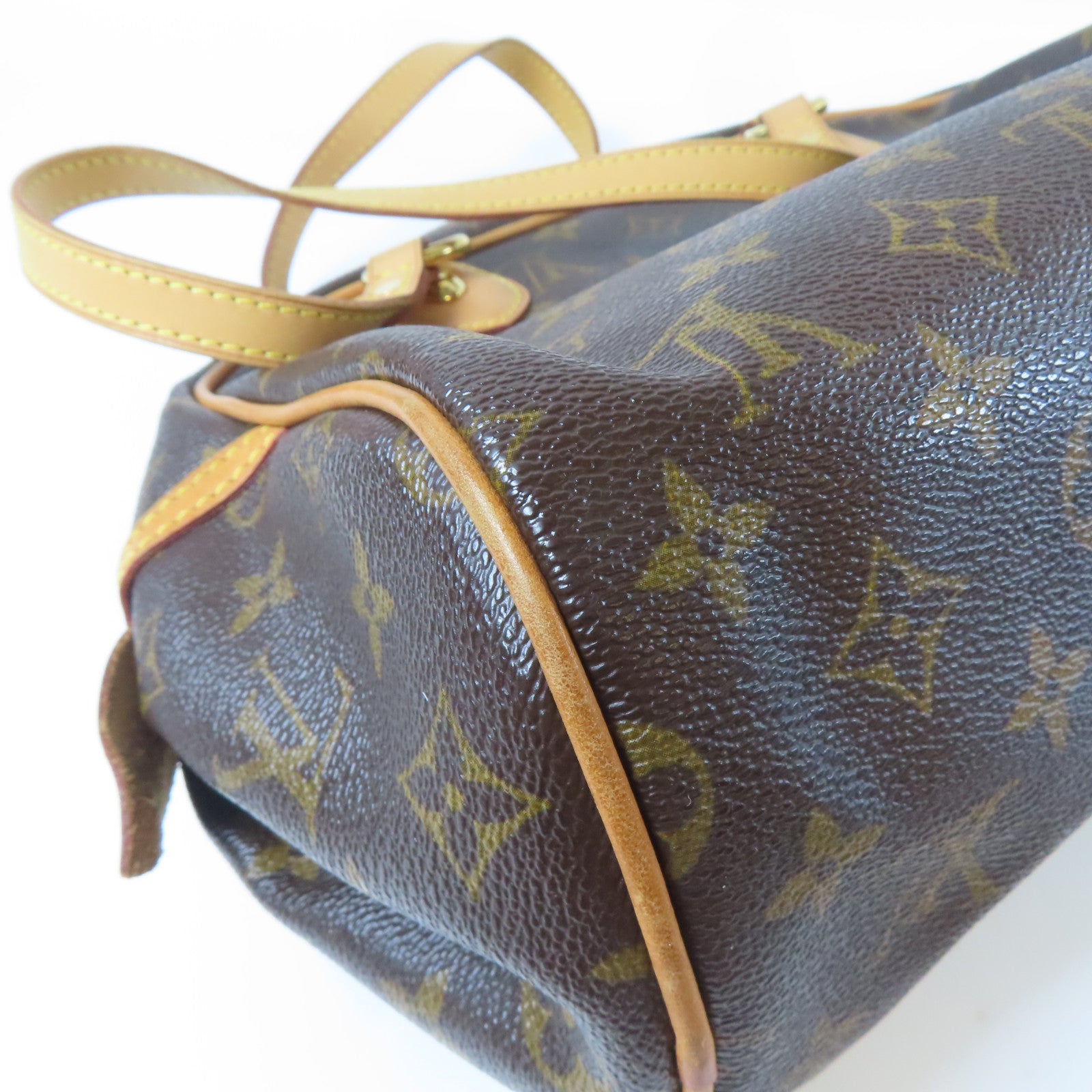 LOUIS VUITTON Monogram Montorgueil PM金扣肩背袋啡色