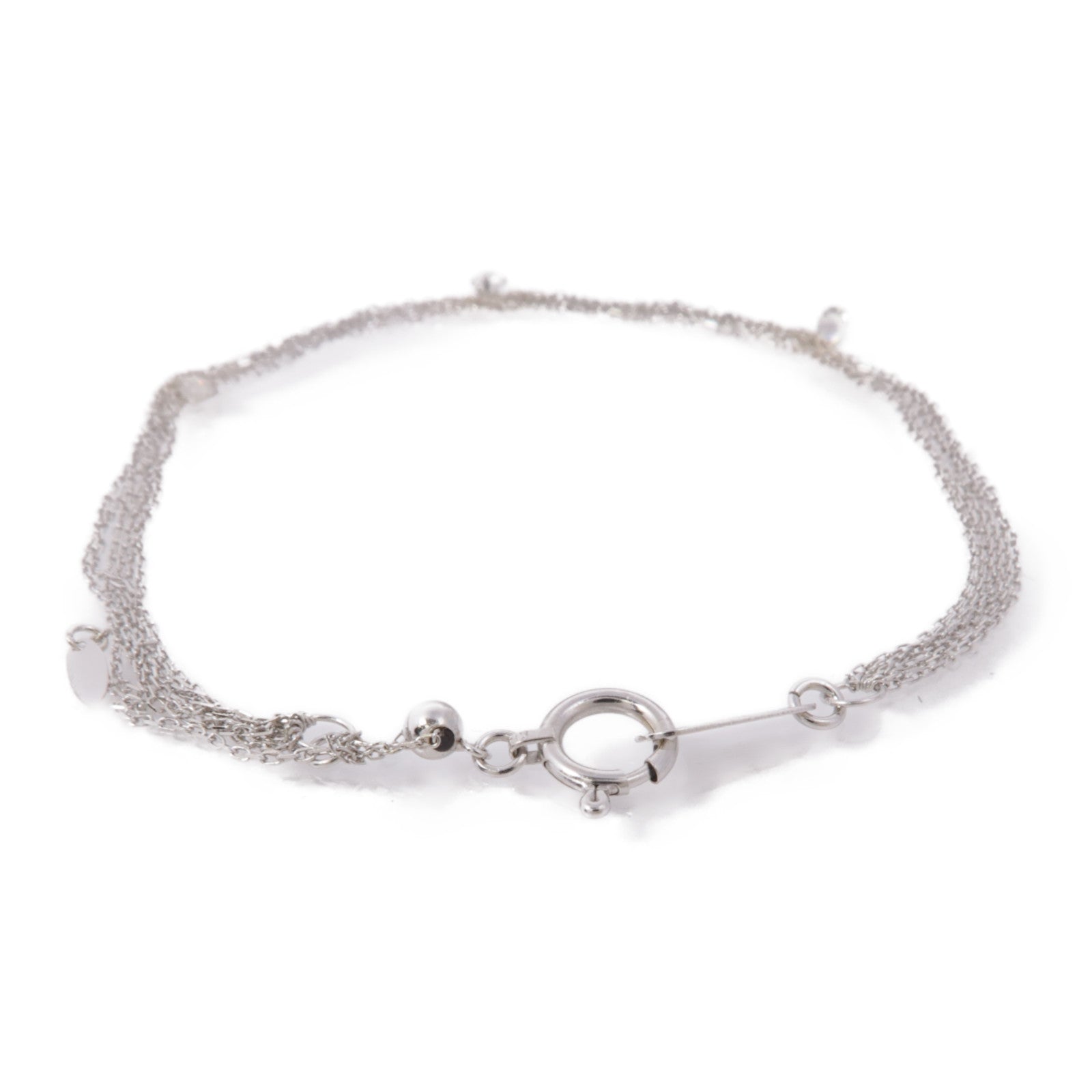 JEWELRY 18K白金Diamond Bracelet鑽石手鏈