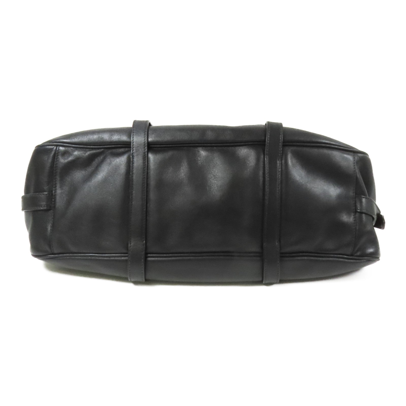 PRADA 牛皮皮革Bauletto金扣手挽袋