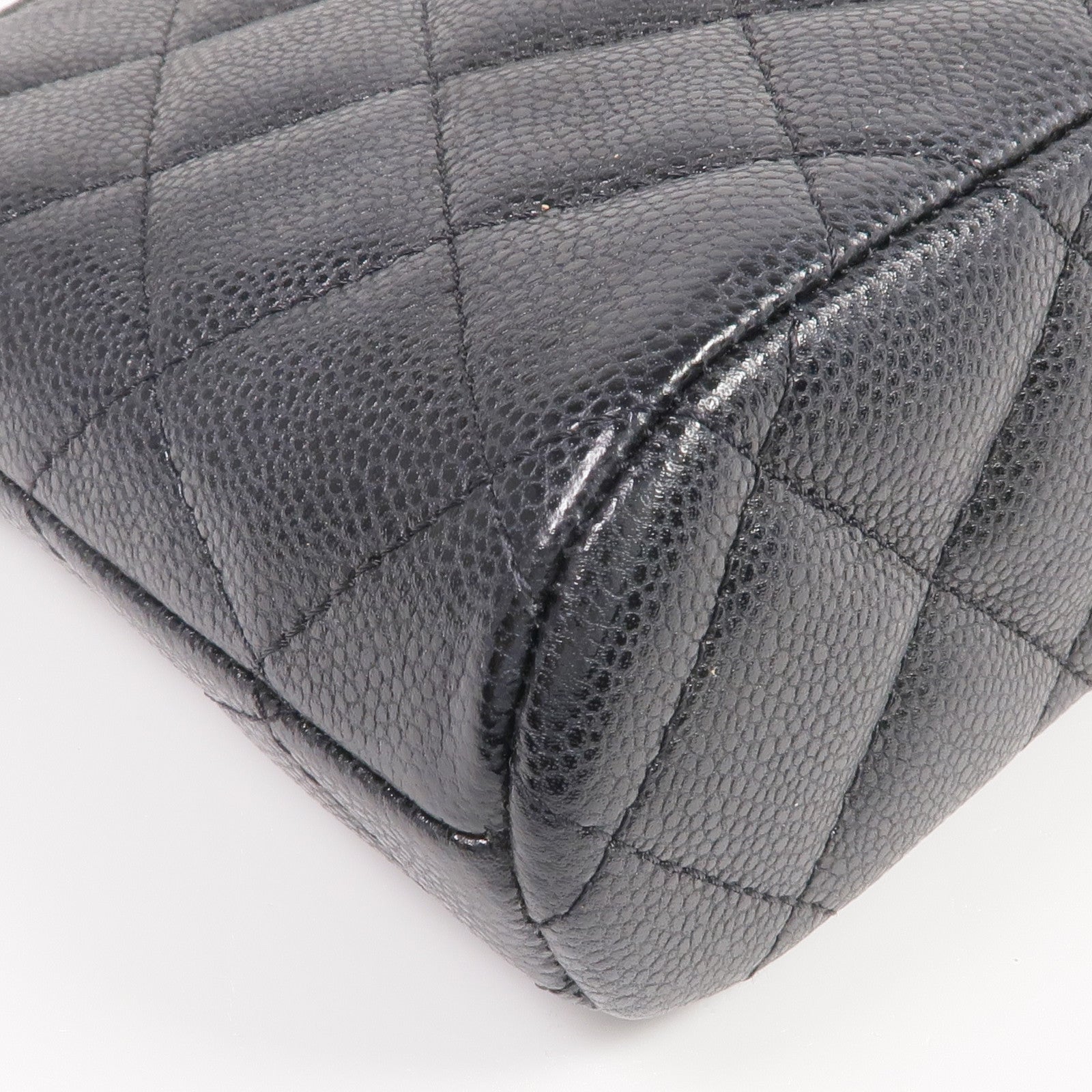 CHANEL 牛皮皮革Chain Shoulder Bag金扣鏈帶肩背袋