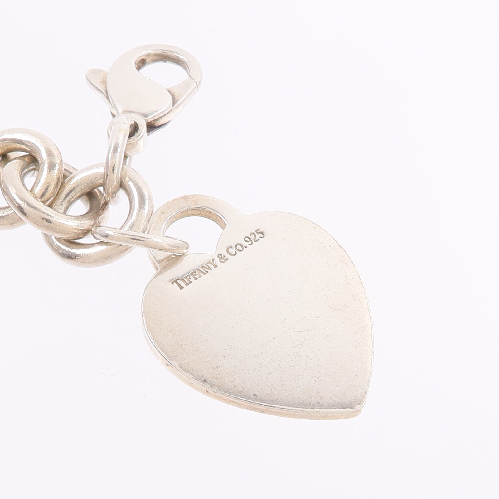 TIFFANY＆CO 925純銀Return To Tiffany Heart Tag Bracelet手鏈