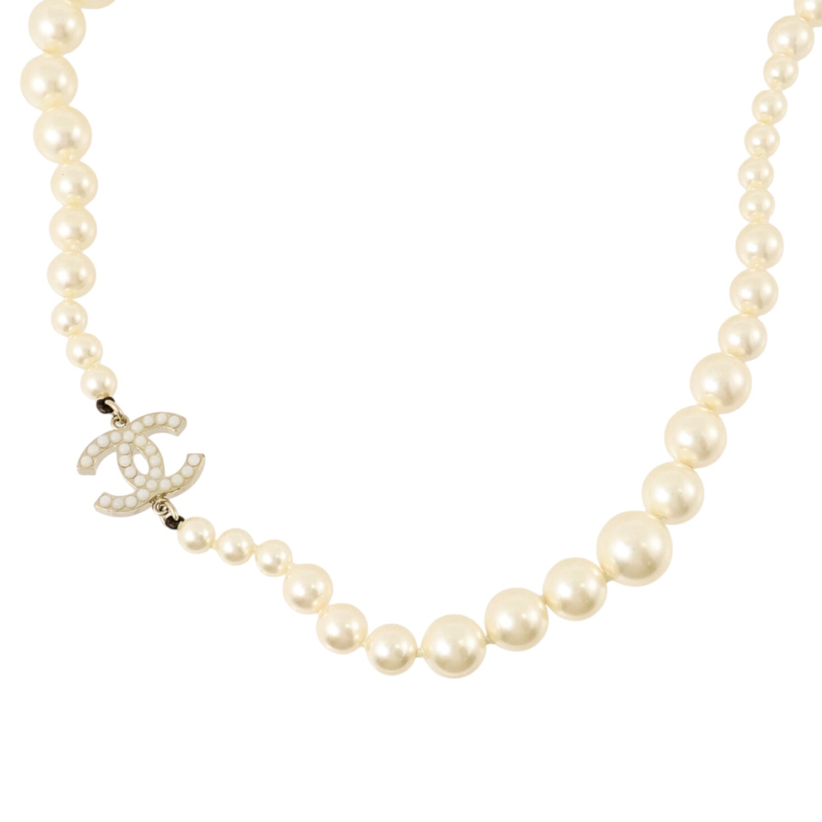 CHANEL PVC/j金屬Necklace項鏈