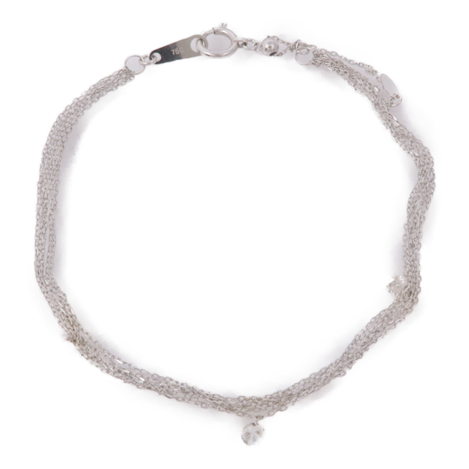JEWELRY 18K白金Diamond Bracelet鑽石手鏈