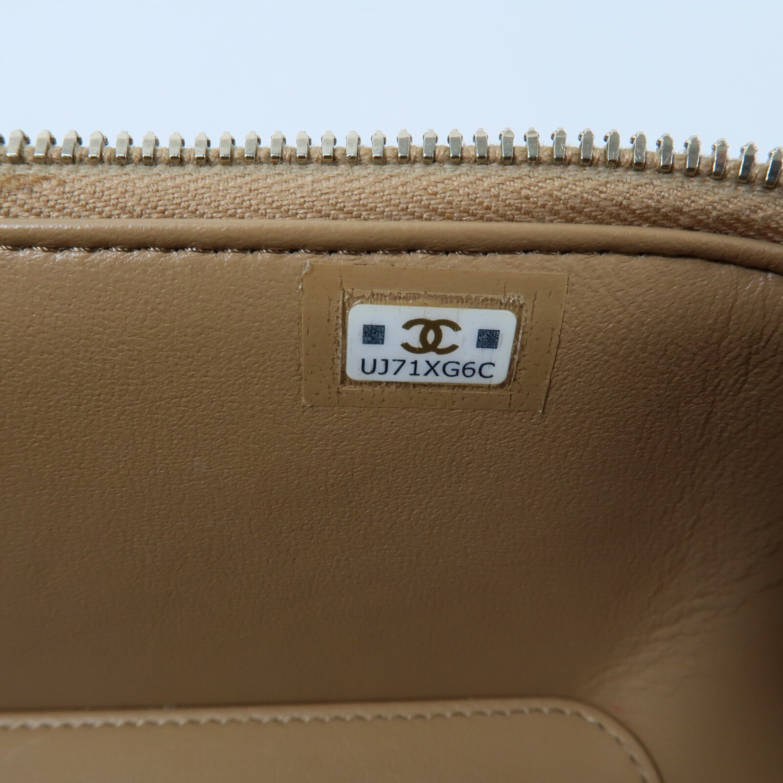 CHANEL 羊皮皮革Vanity Case鏈帶肩背袋