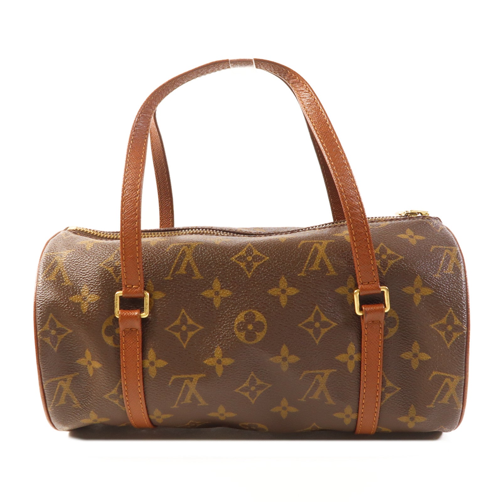 LOUIS VUITTON Monogram Papillon PM金扣手挽袋