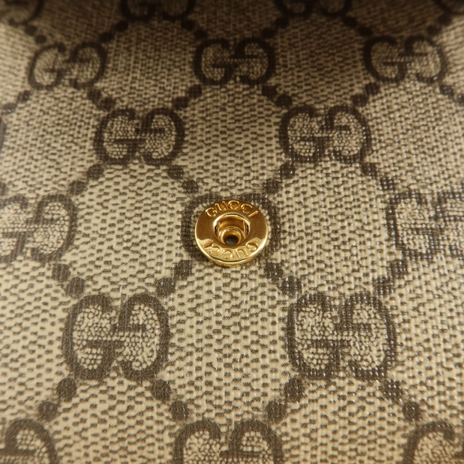 GUCCI 塗層帆布/牛皮皮革GG Marmont Medium Wallet錢包
