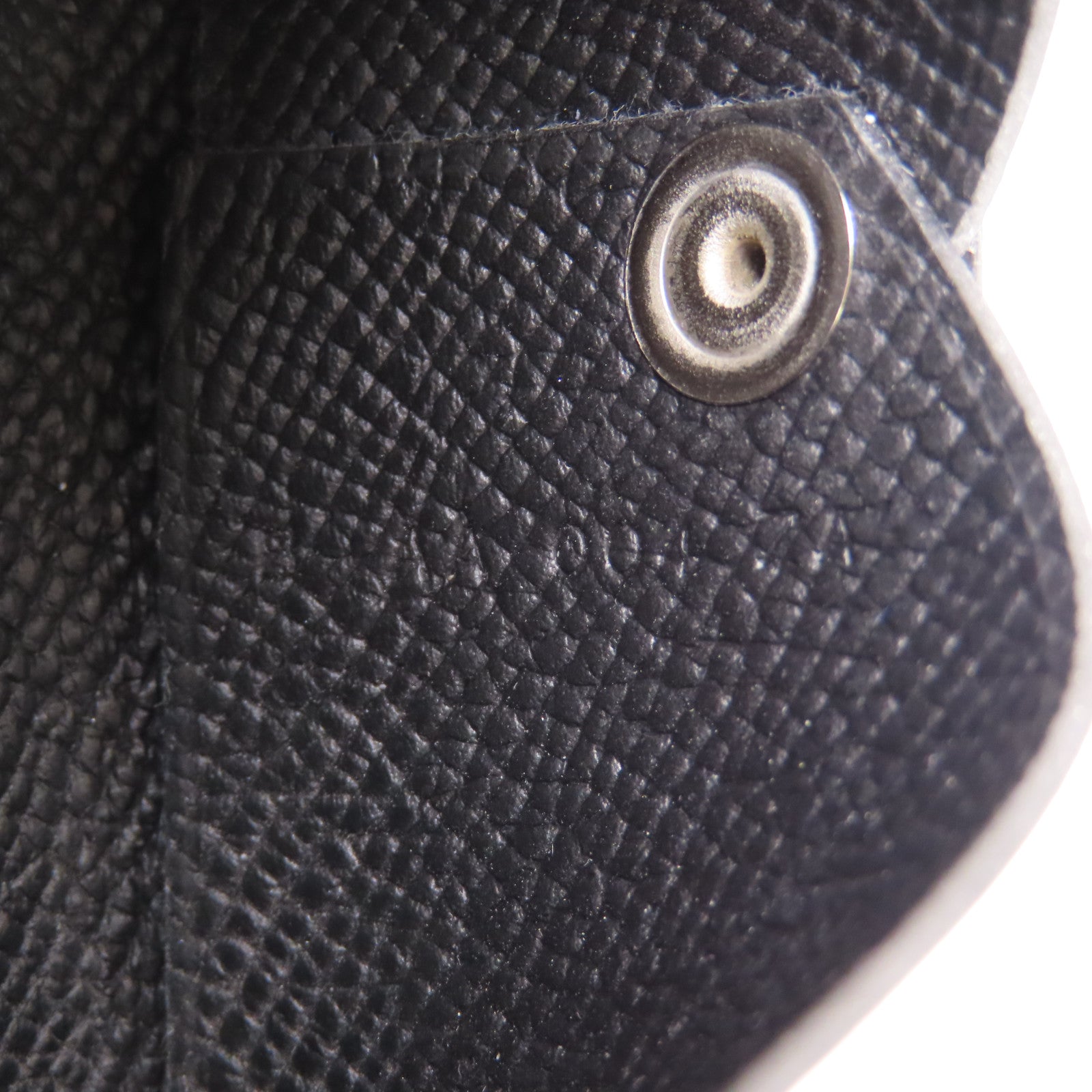 HERMES Epsom皮革Calvi Verso Card Holder卡片套Noir