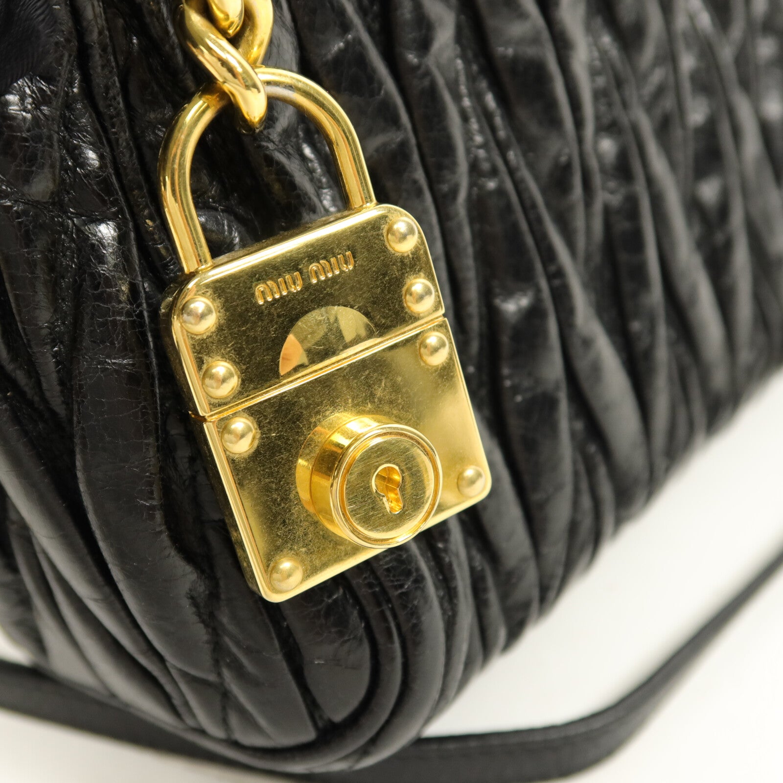 Miu Miu 羊皮皮革Shoulder Bag肩背袋