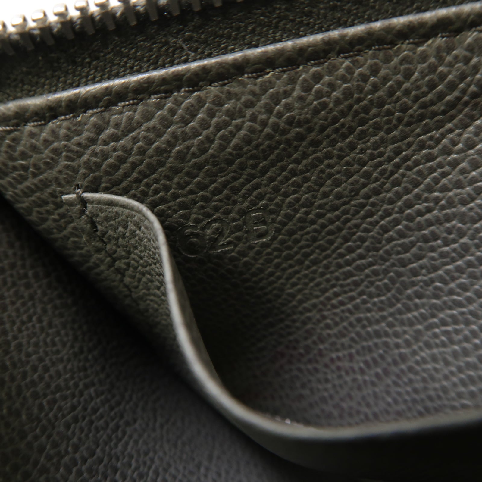 PRADA 牛皮皮革Card Case銀扣卡片套灰色