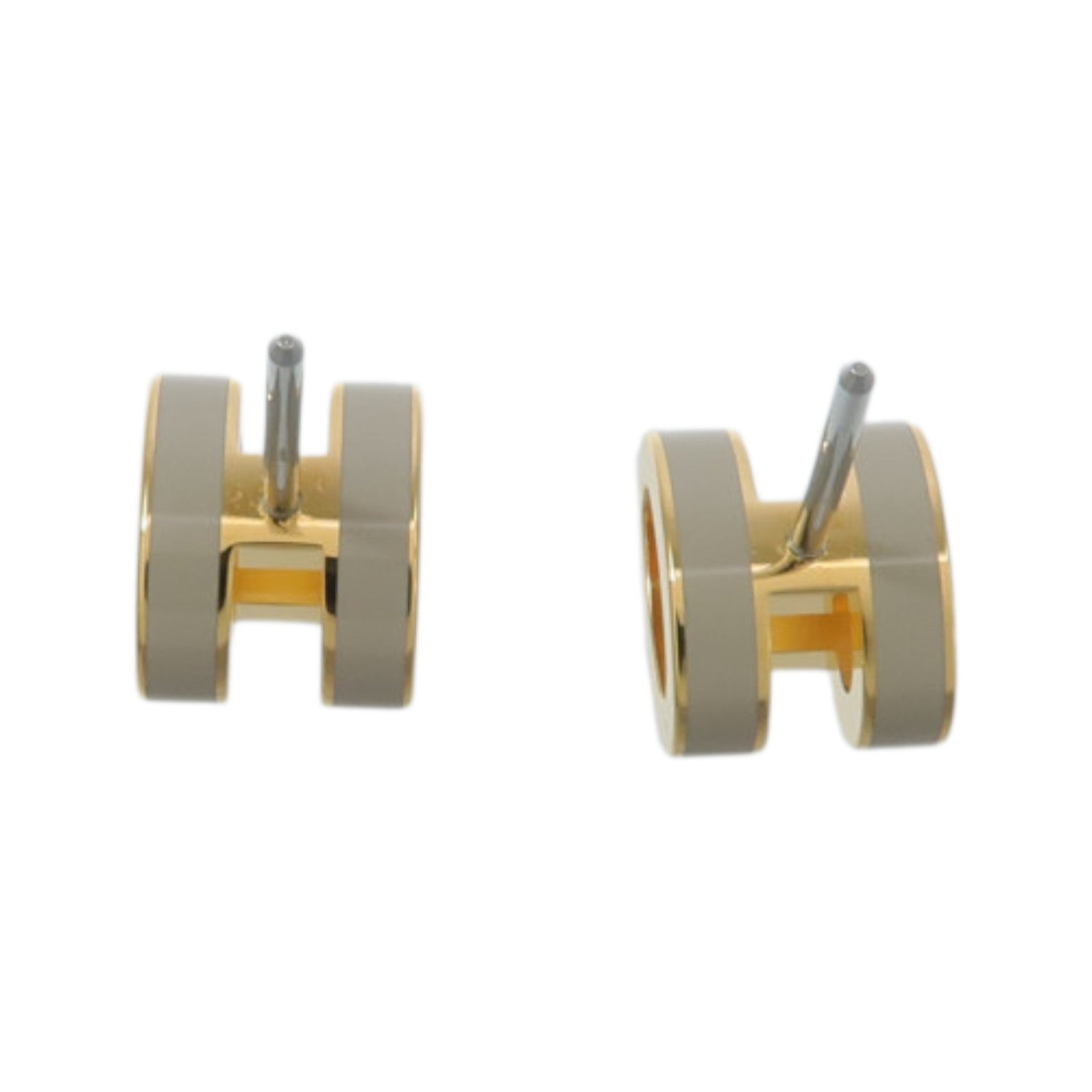 HERMES 金屬/琺瑯Mini Pop H Earrings耳環