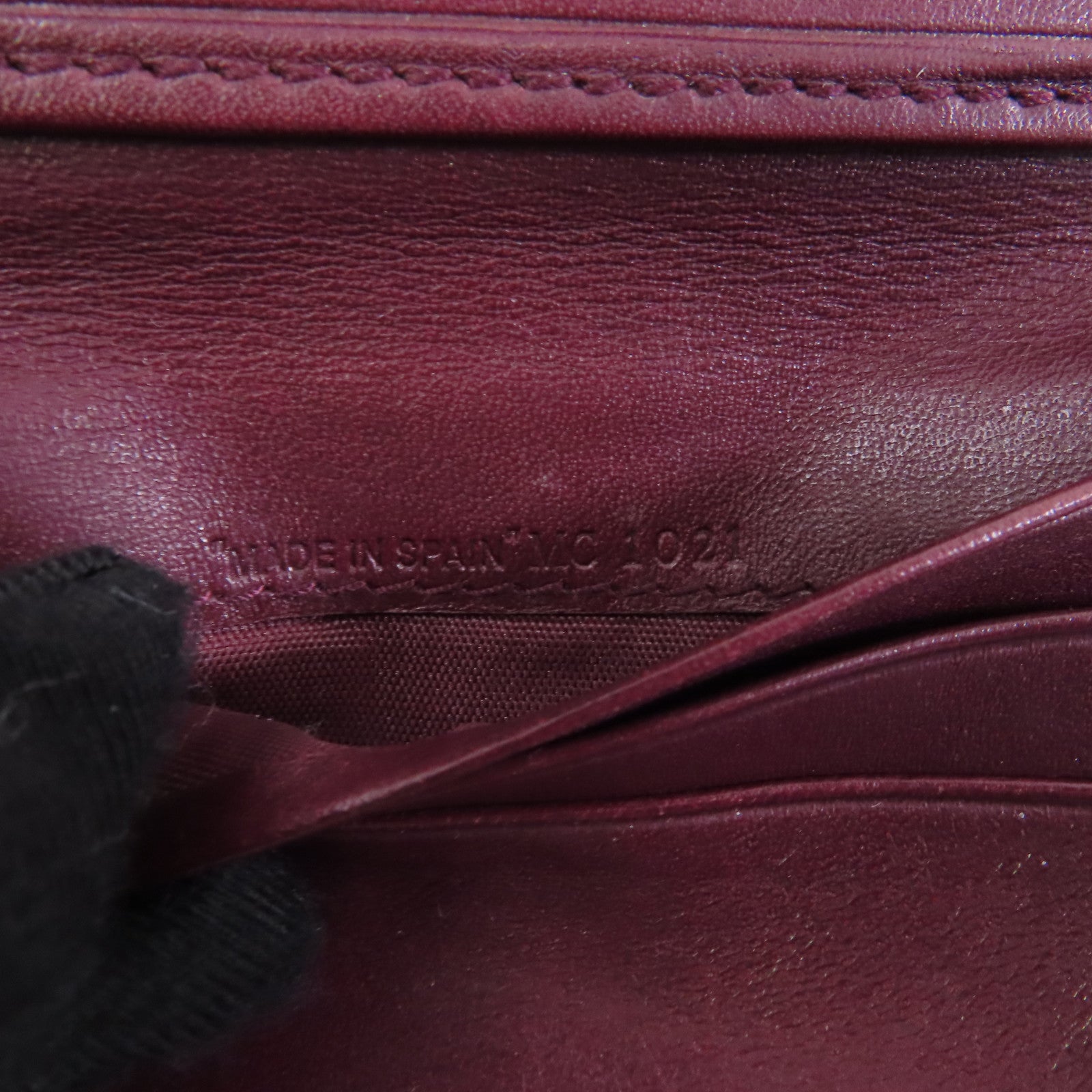 Dior 帆布Wallet金扣錢包紅色