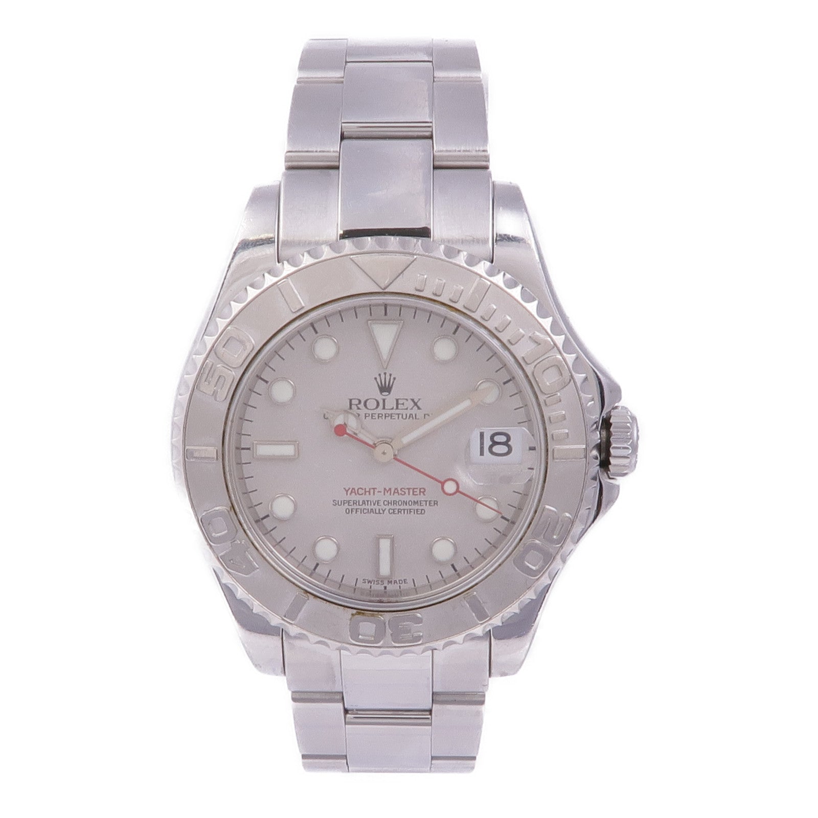 ROLEX Yacht Master 168622 Automatic Watch Stainless Steel Silver