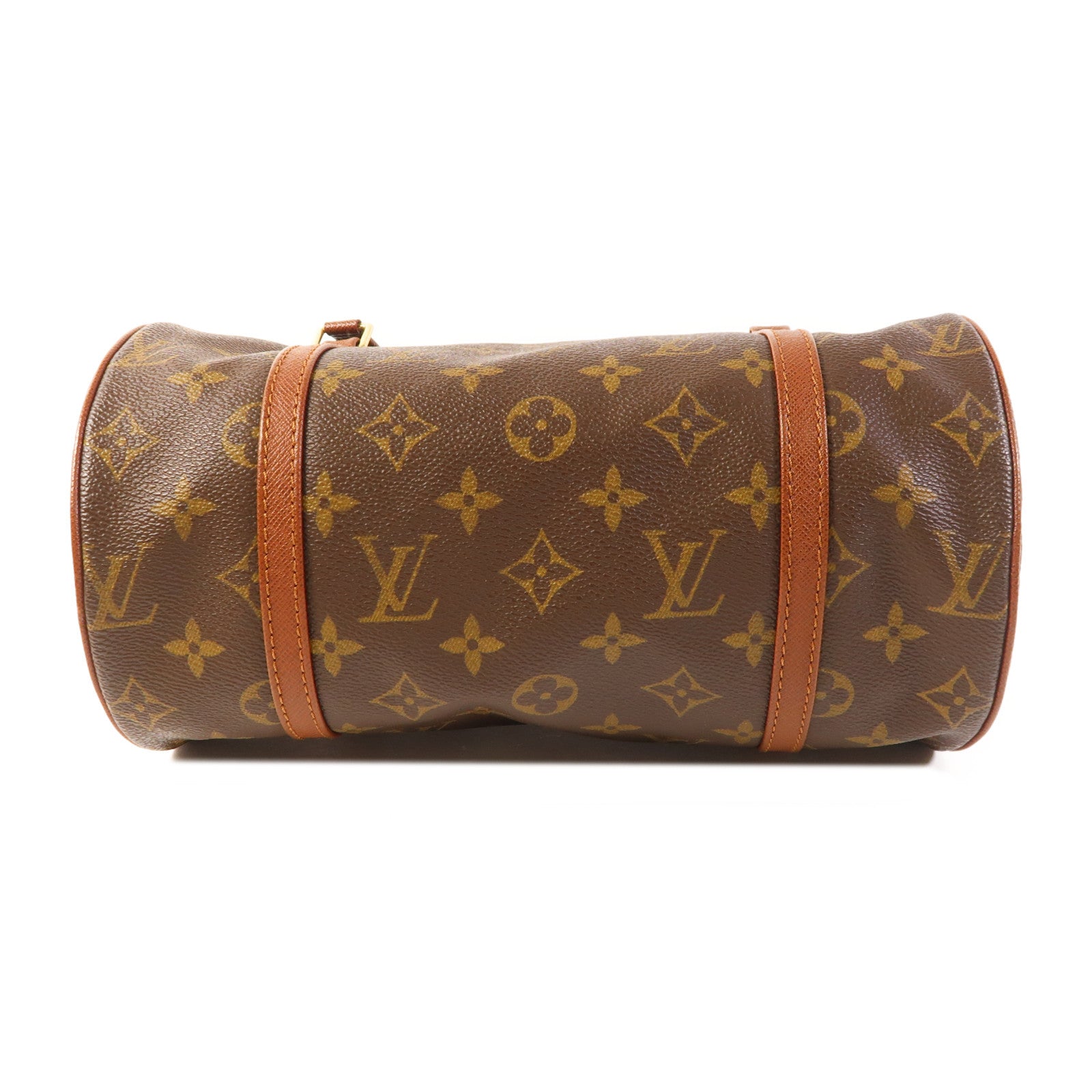 LOUIS VUITTON Monogram Papillon PM金扣手挽袋