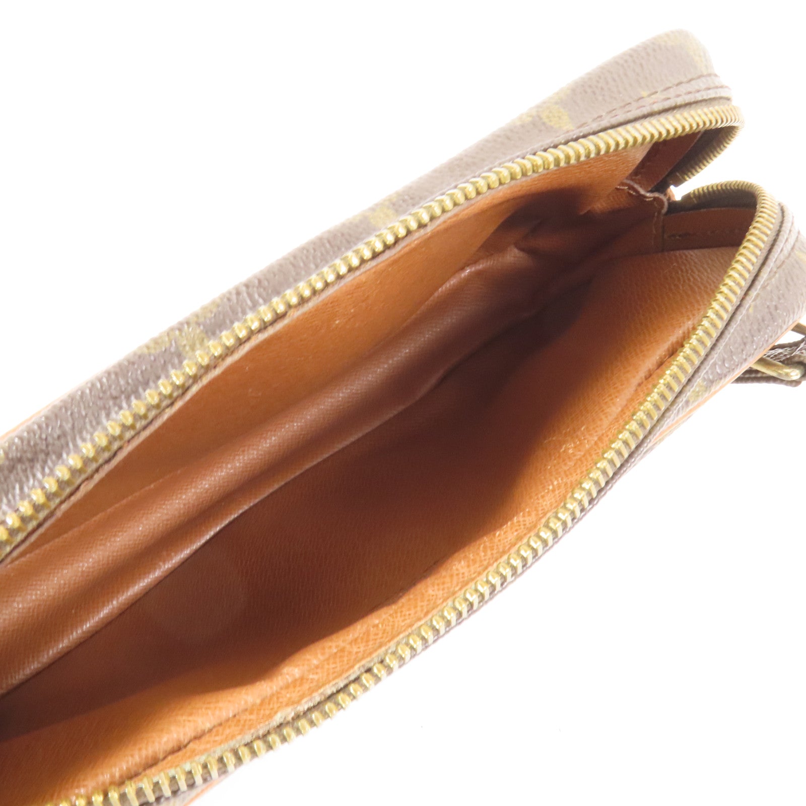 LOUIS VUITTON Monogram Marly Bandouliere金扣肩背袋棕色