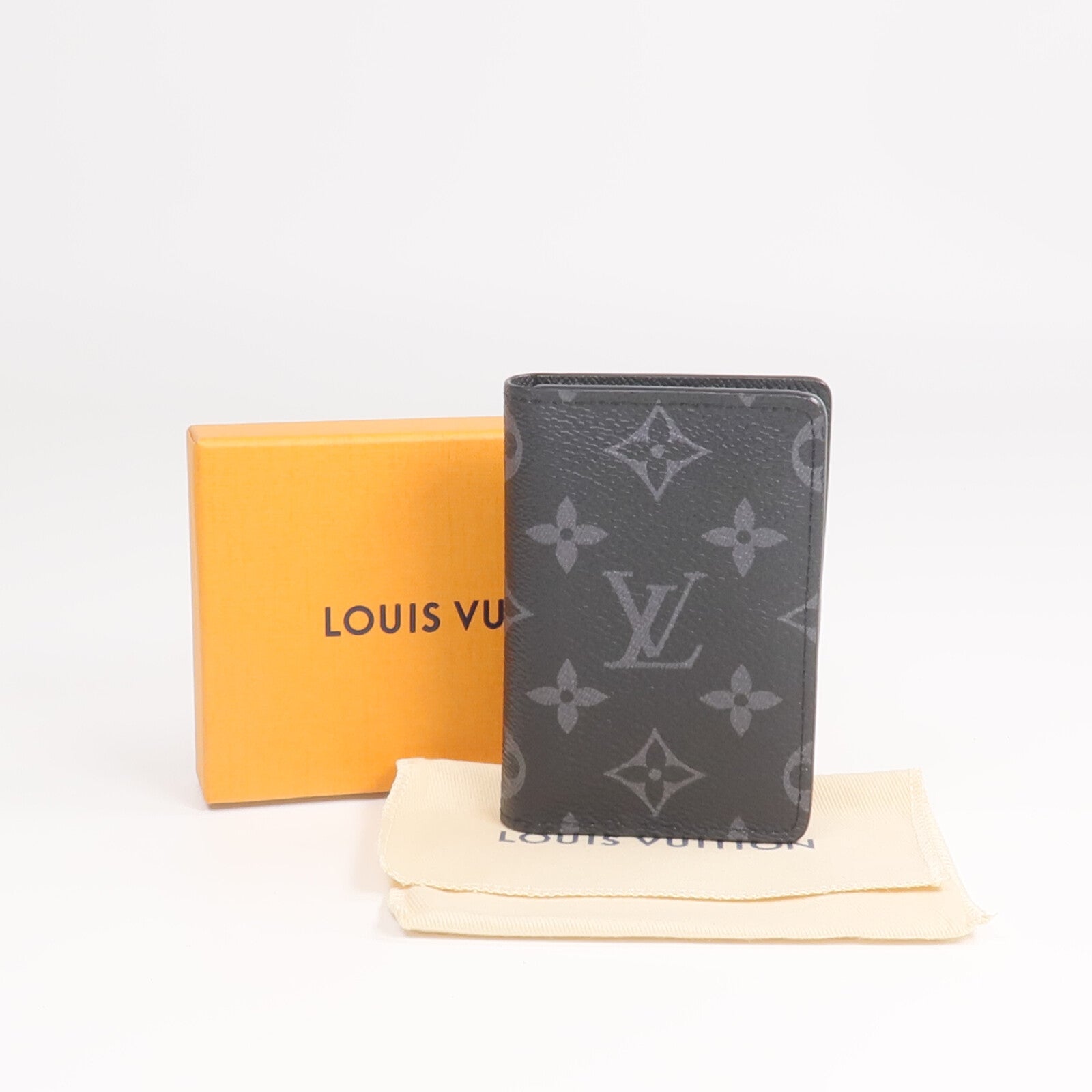 LOUIS VUITTON Monogram Eclipse Pocket Organizer卡片套