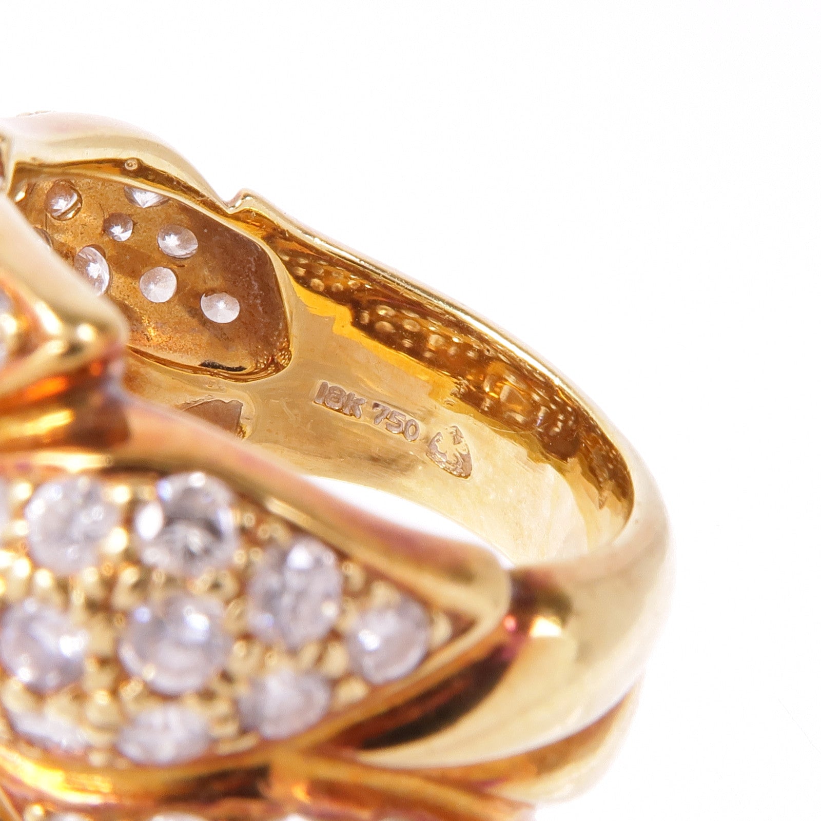 JEWELRY 18K黃金Diamond Ring鑽石戒指US#5.75