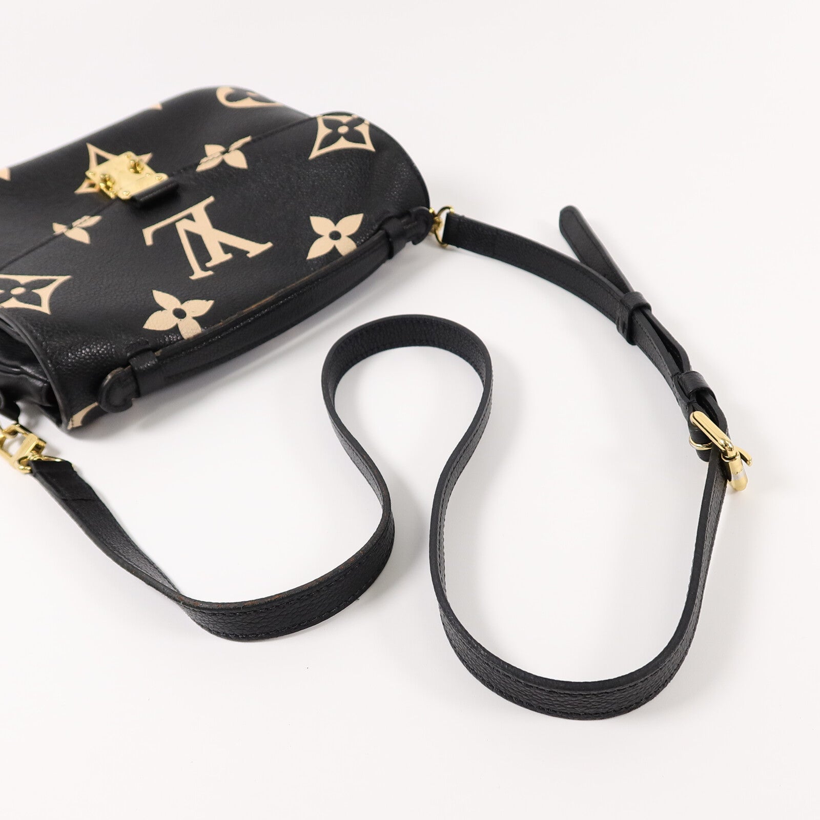 LOUIS VUITTON Monogram Empreinte Pochette Metis手挽肩背兩用袋