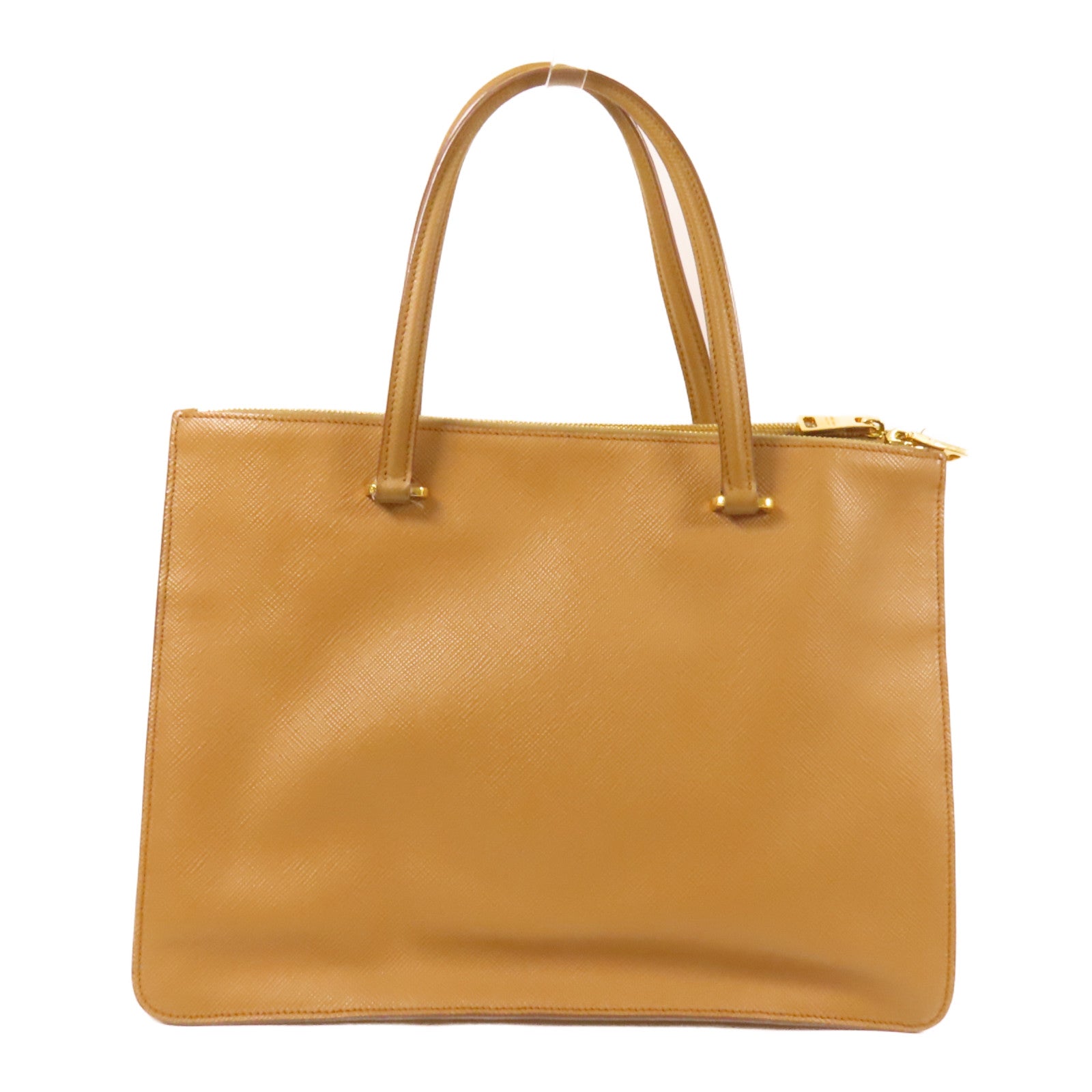 PRADA Saffiano皮革2Way Shoulder金扣手挽肩背兩用袋