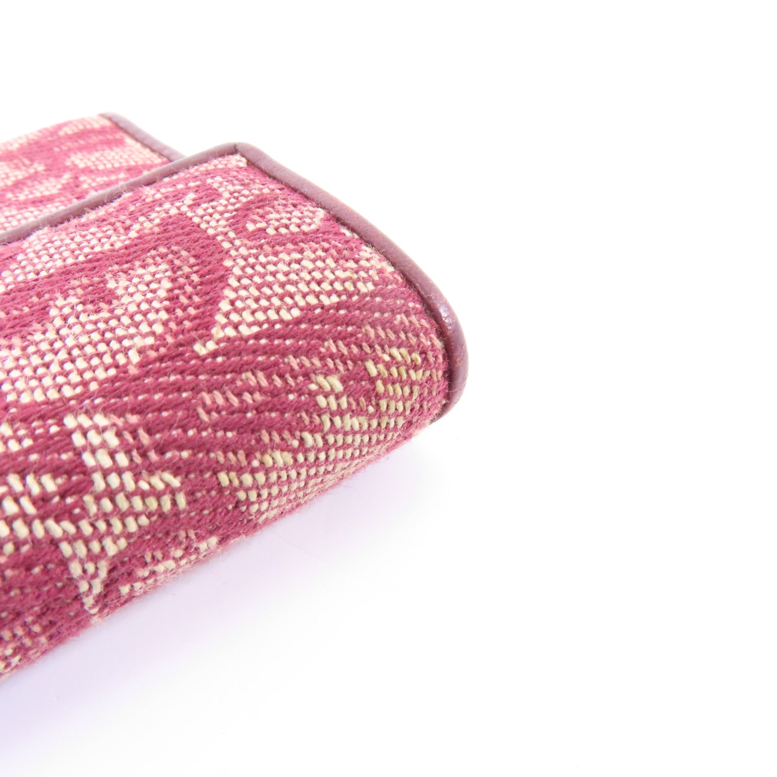 Dior 帆布Wallet金扣錢包紅色