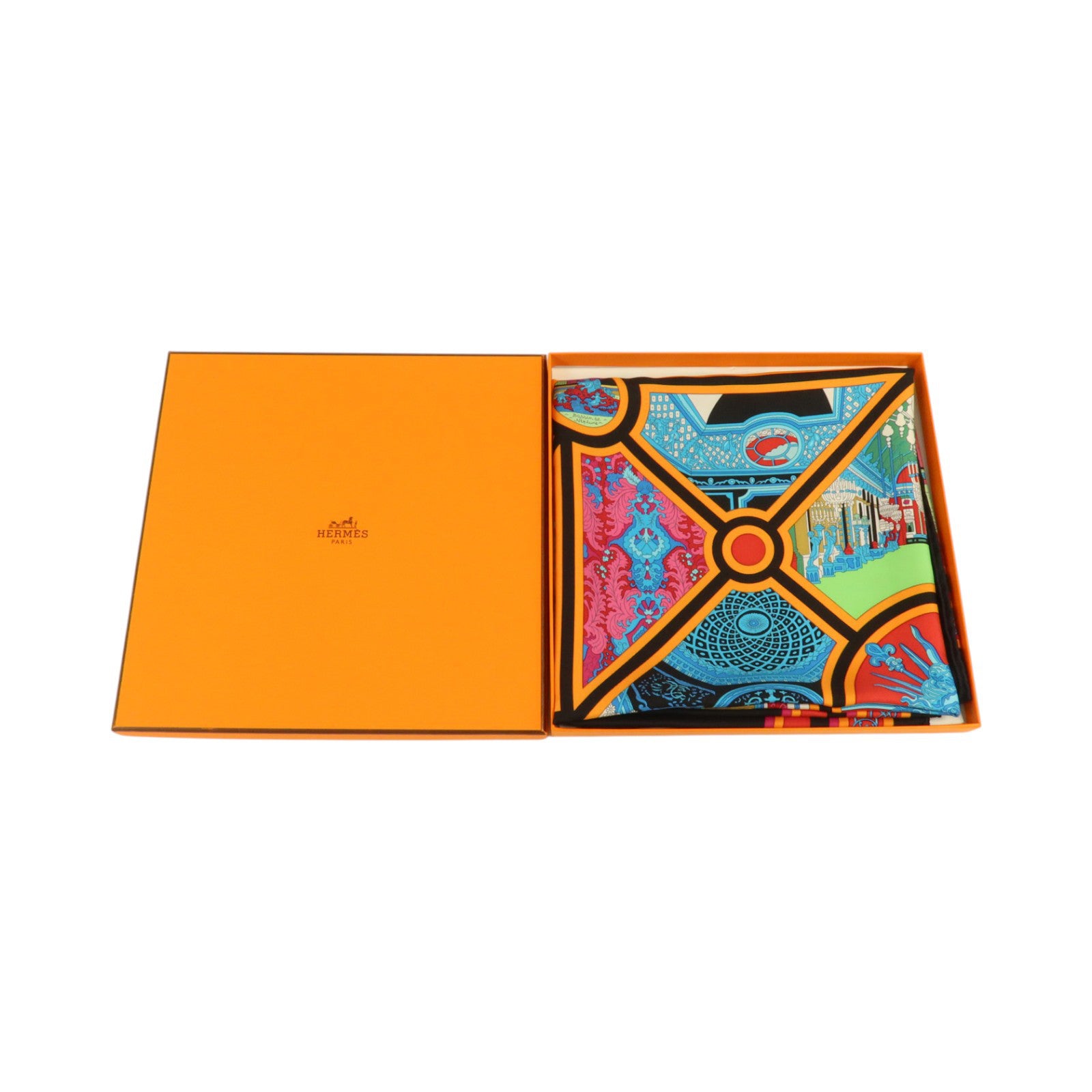 HERMES 絲質Scarf 90x90cm絲巾