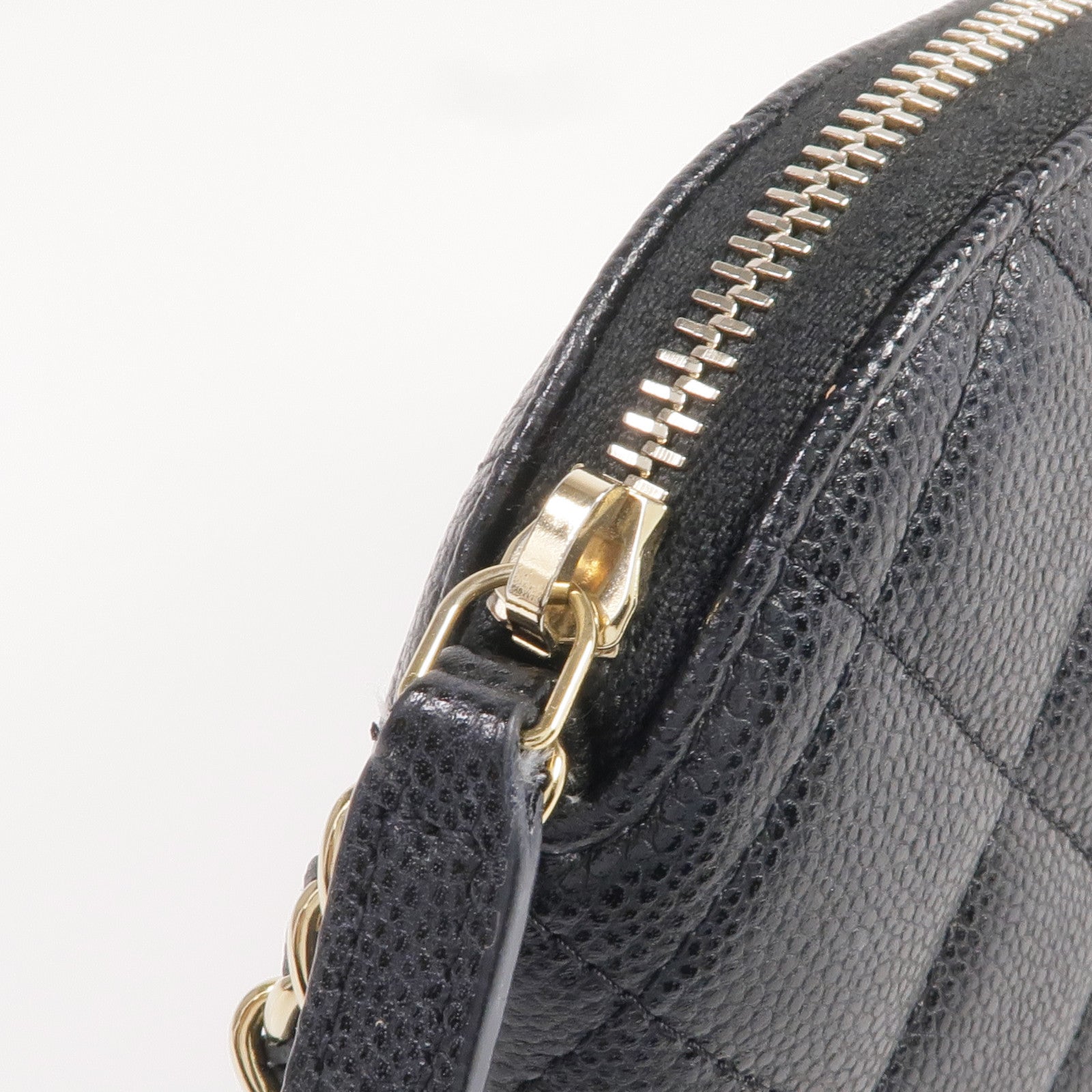 CHANEL 牛皮皮革Chain Shoulder Bag金扣鏈帶肩背袋