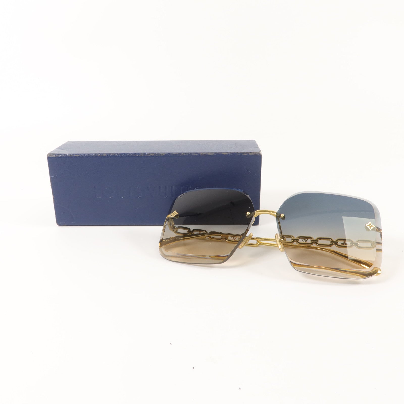 LOUIS VUITTON 金屬/PVC Jewel Square Sunglasses太陽眼鏡