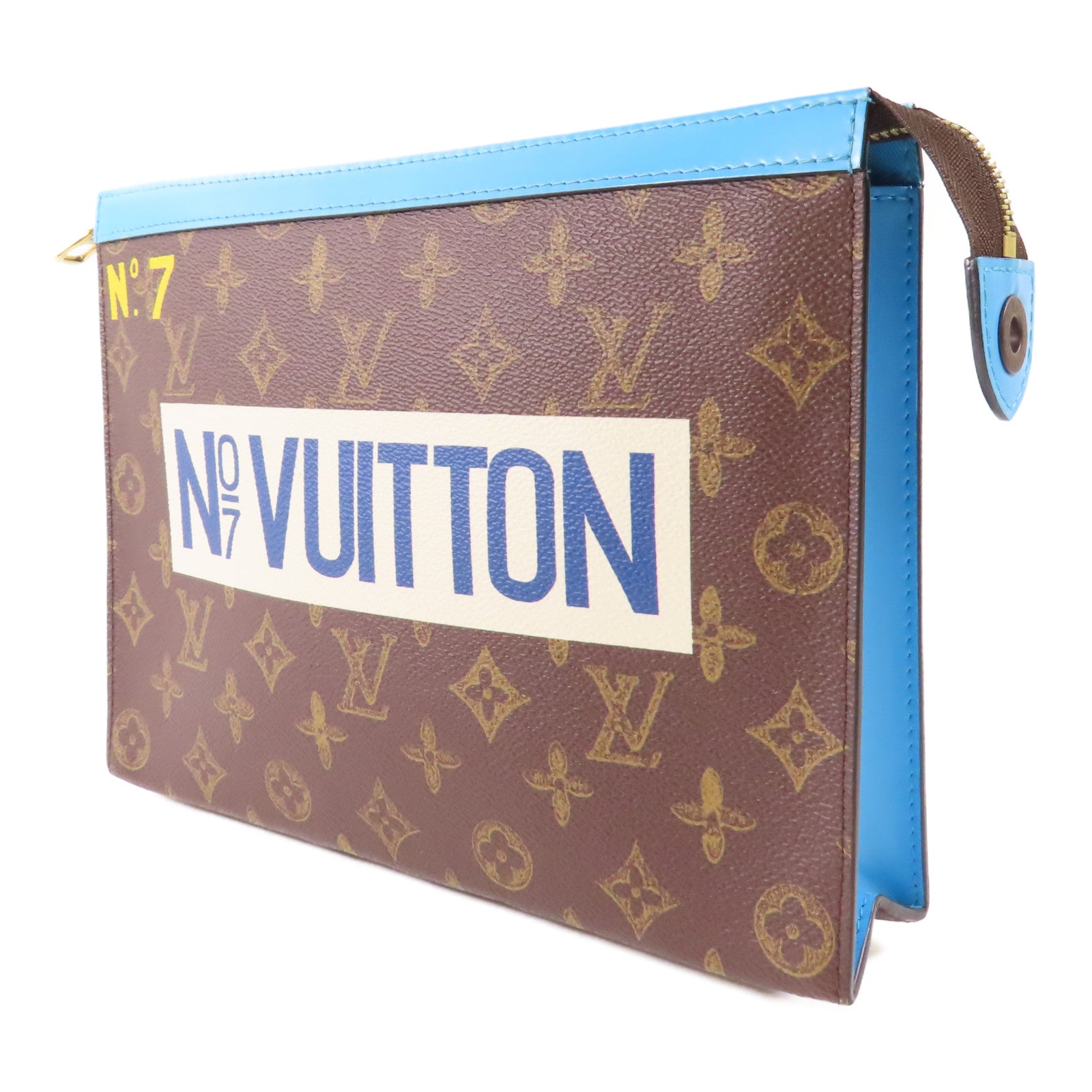 LOUIS VUITTON Monogram Pochette Voyage MM金扣手拿包