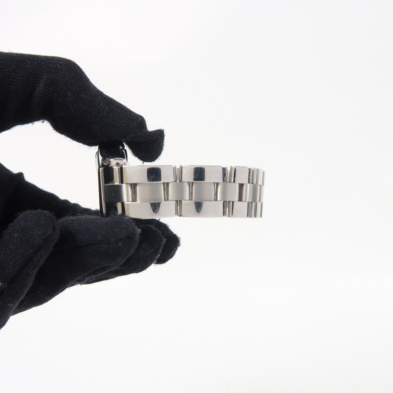 CARTIER Roadster不鏽鋼手錶石英機芯銀色