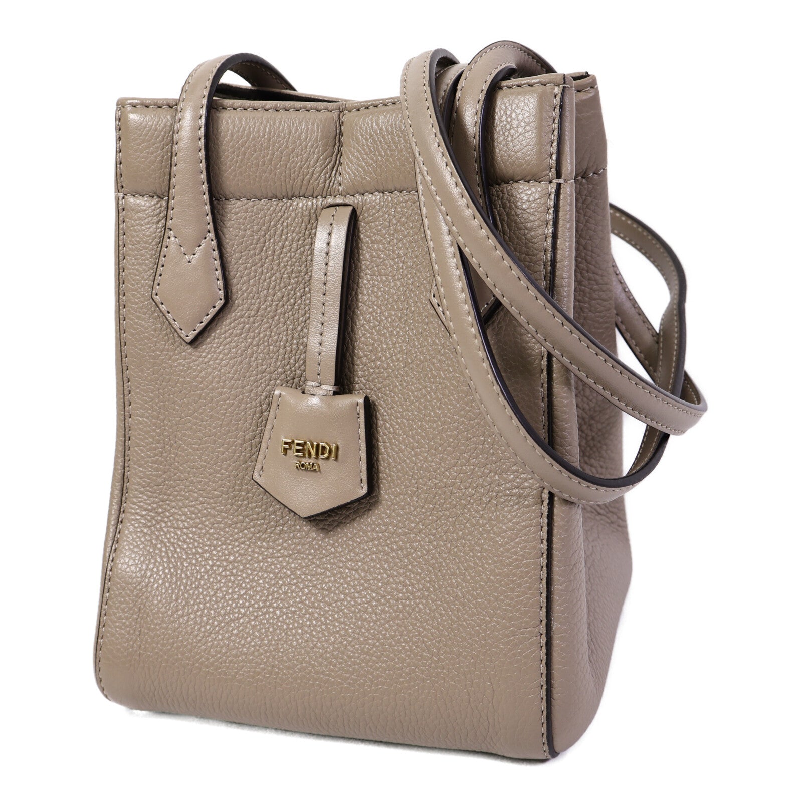 FENDI 牛皮皮革Origami Mini肩背袋