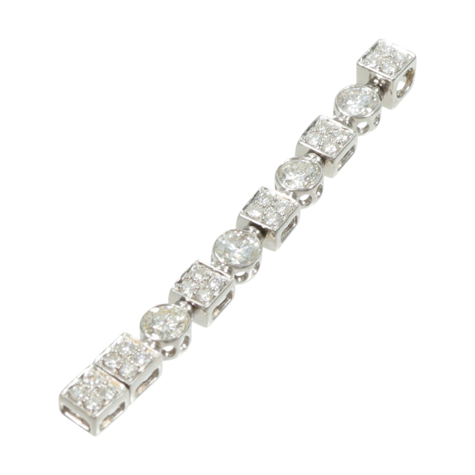 JEWELRY 18K白金Diamond Pendant鑽石吊墜