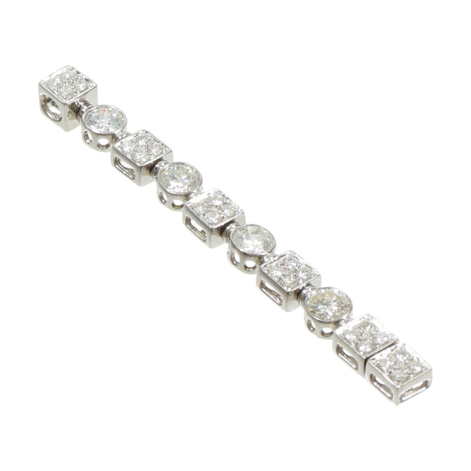 JEWELRY 18K白金Diamond Pendant鑽石吊墜