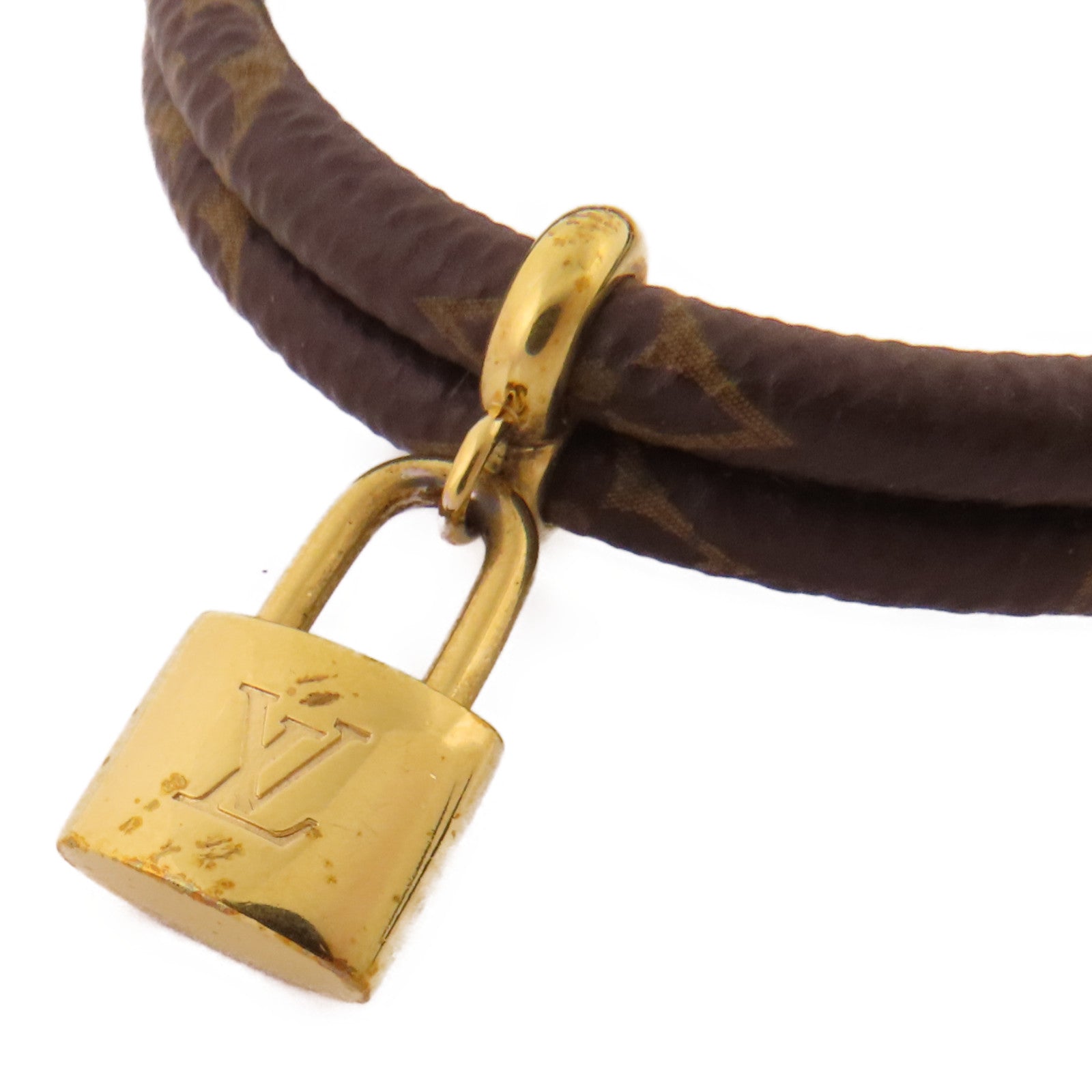 LOUIS VUITTON Monogram Keep It Twice Bracelet金扣手鐲