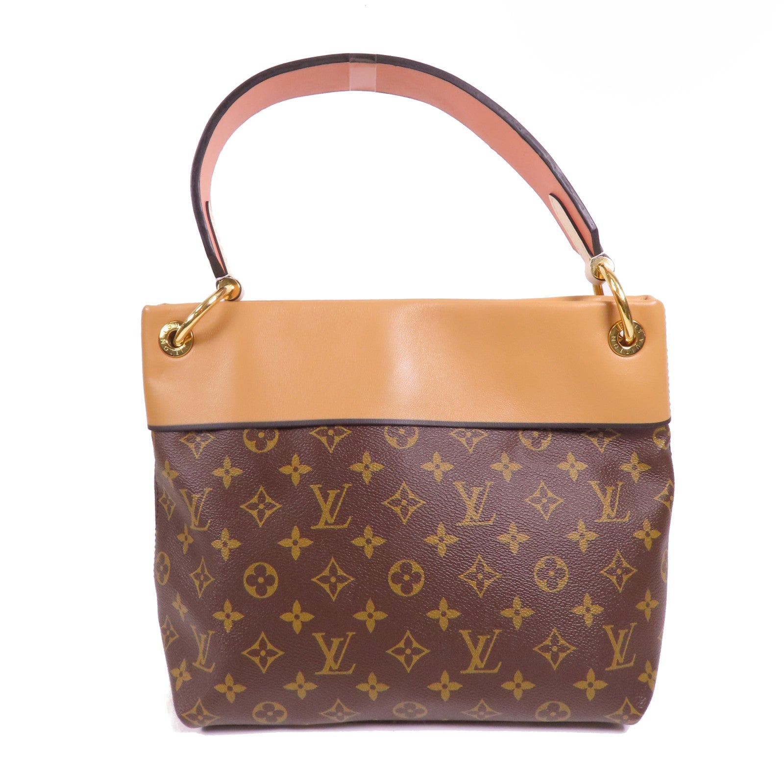 LOUIS VUITTON Monogram Tuileries Besace金扣手挽肩背兩用袋