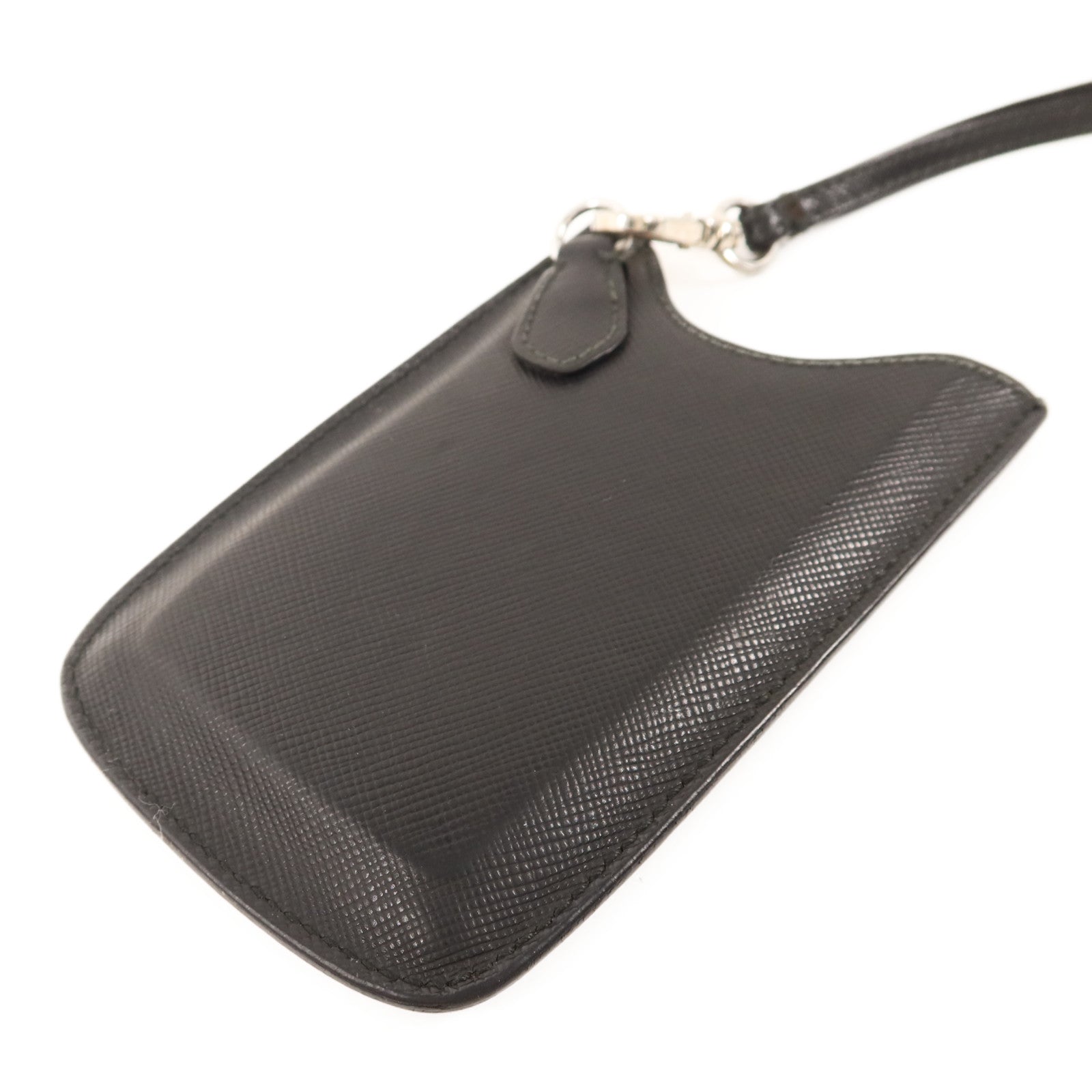 PRADA 【激減優惠】Saffiano皮革iPod case銀扣手機套