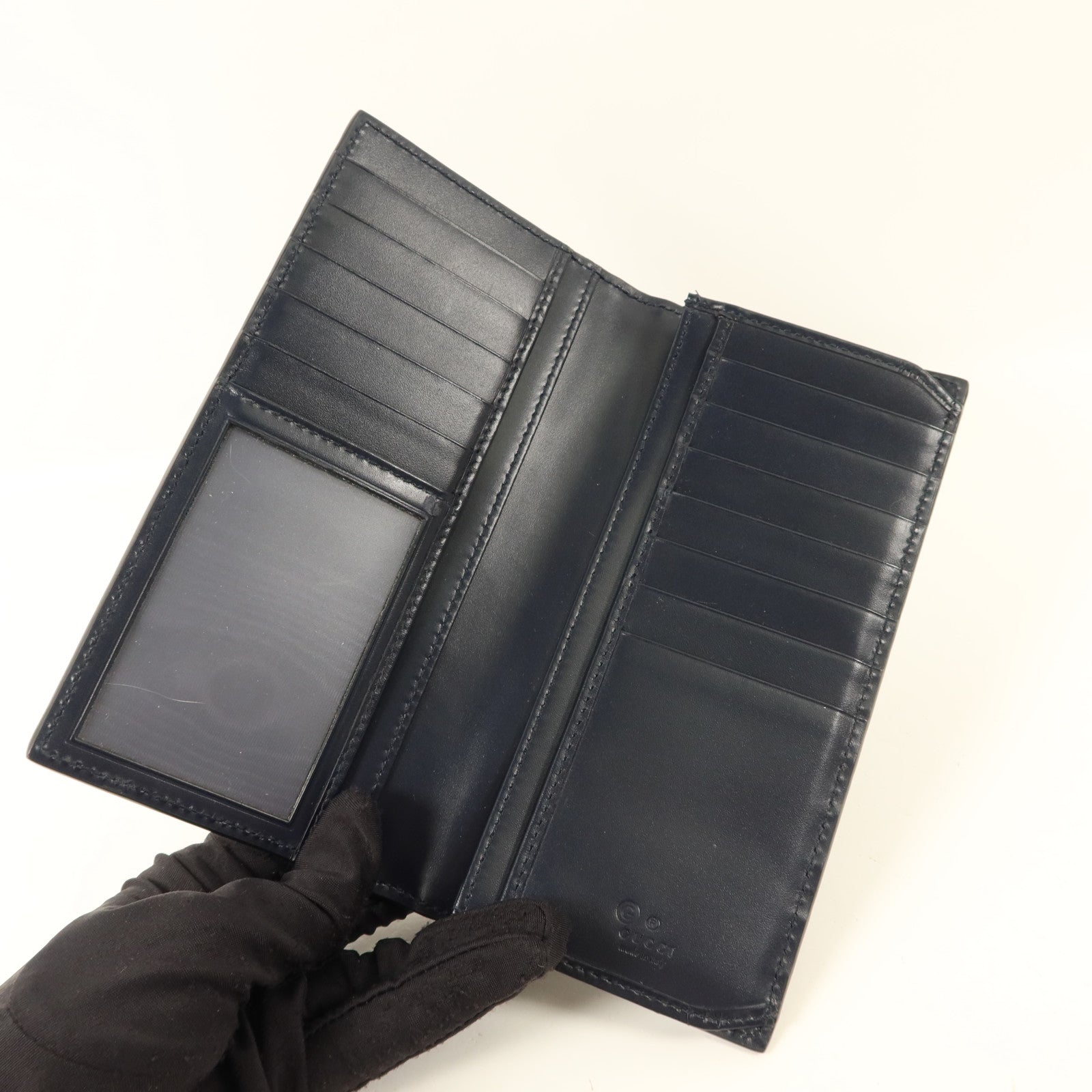 GUCCI 牛皮皮革Long Bifold Wallet長錢包