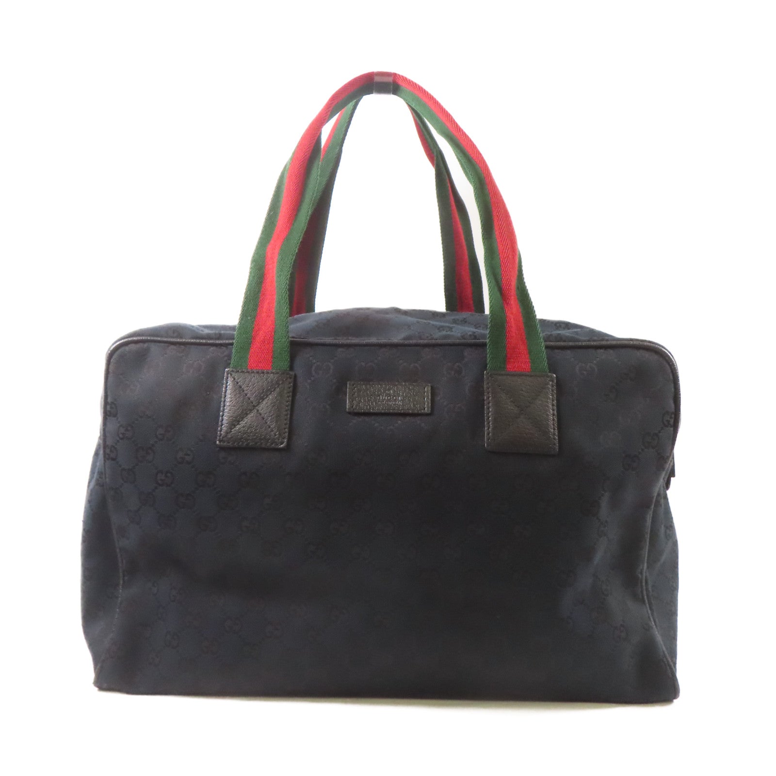 GUCCI 帆布Carry On Boston Bag手挽袋深藍色