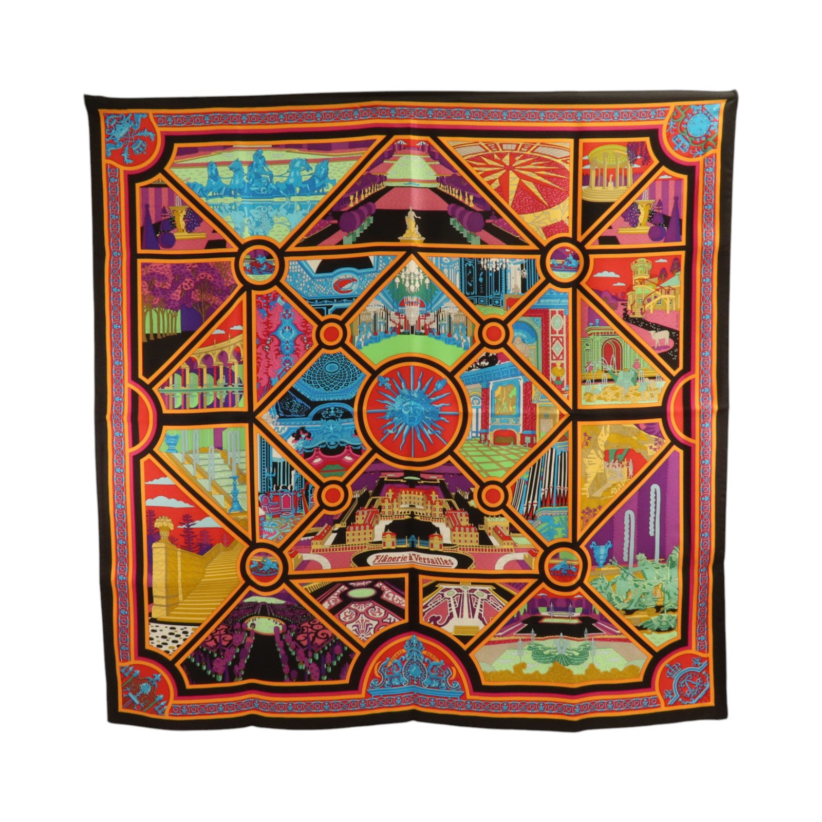 HERMES 絲質Scarf 90x90cm絲巾