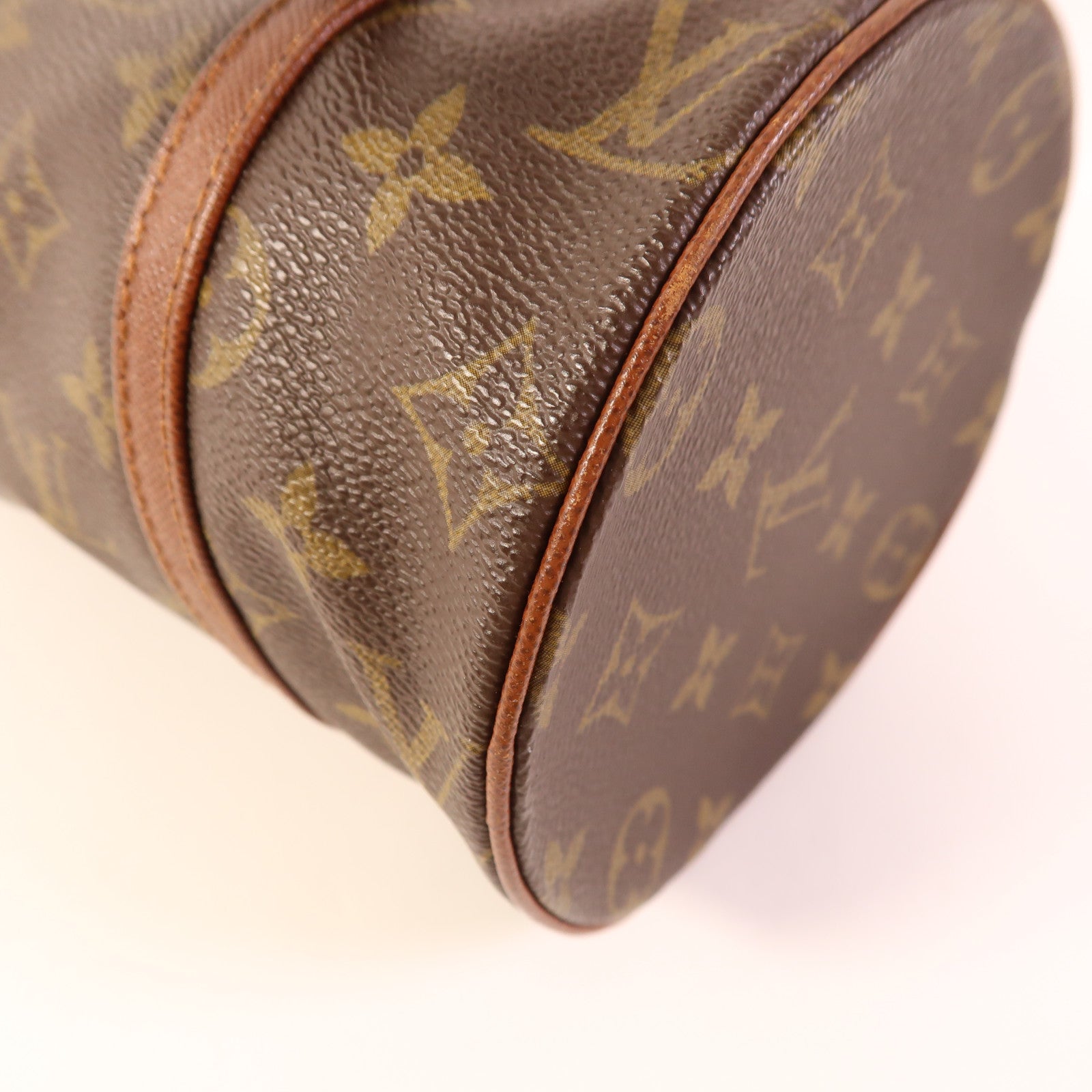 LOUIS VUITTON Monogram Papillon PM金扣手挽袋