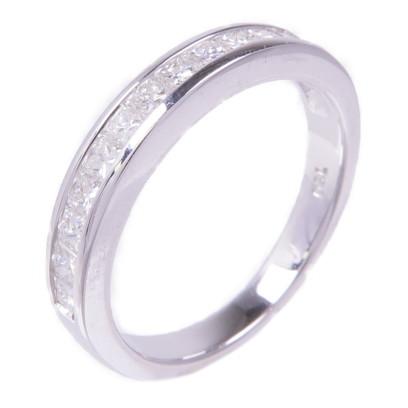 JEWELRY 【激減優惠】18K白金Diamond Ring鑽石戒指US#5