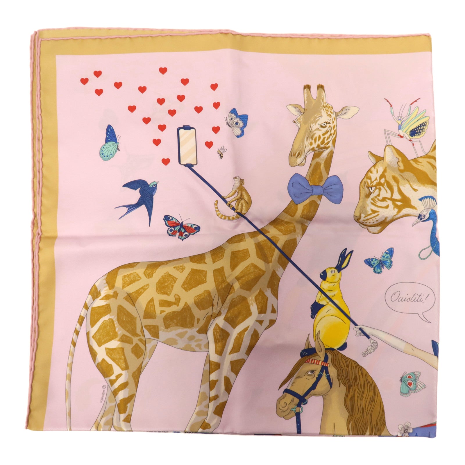 HERMES 絲質Scarf 90x90絲巾